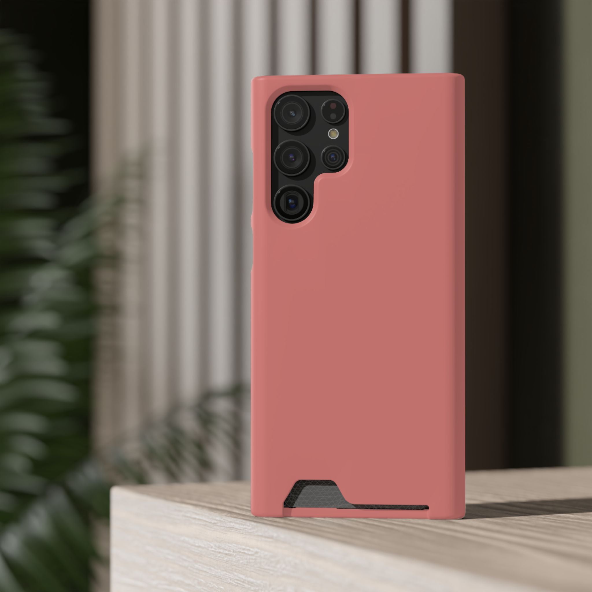 Frosty Pink Card Holder Phone Case