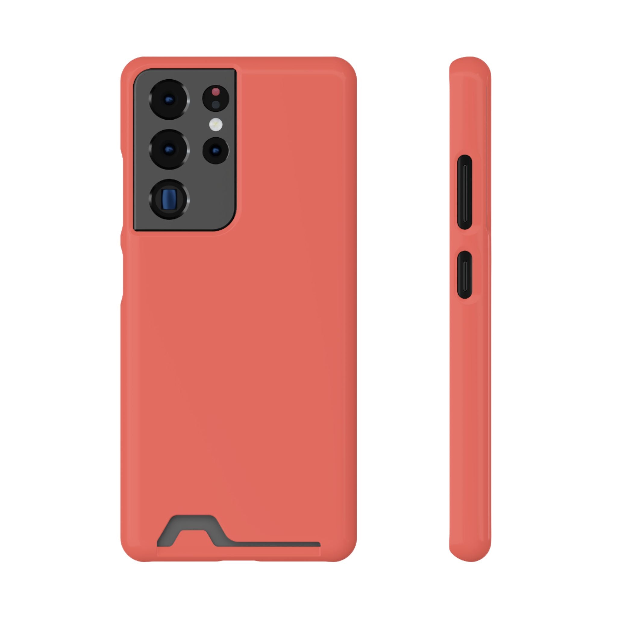 Coral Cardholder Phone Case