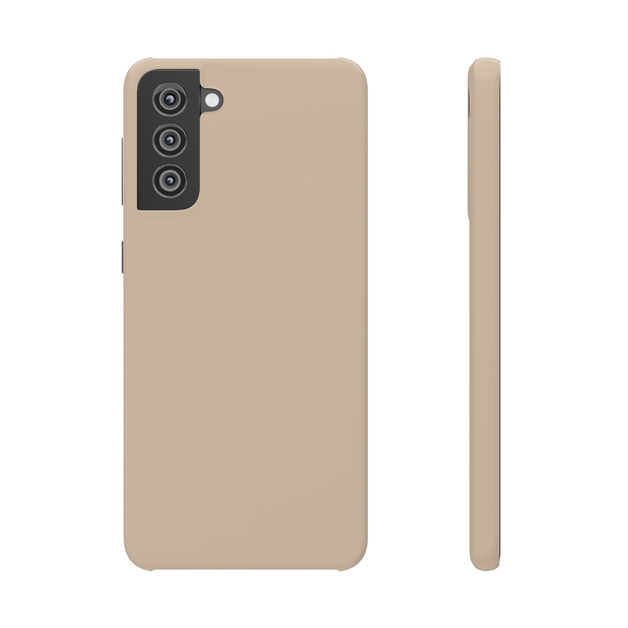 Beige Snap Phone Case