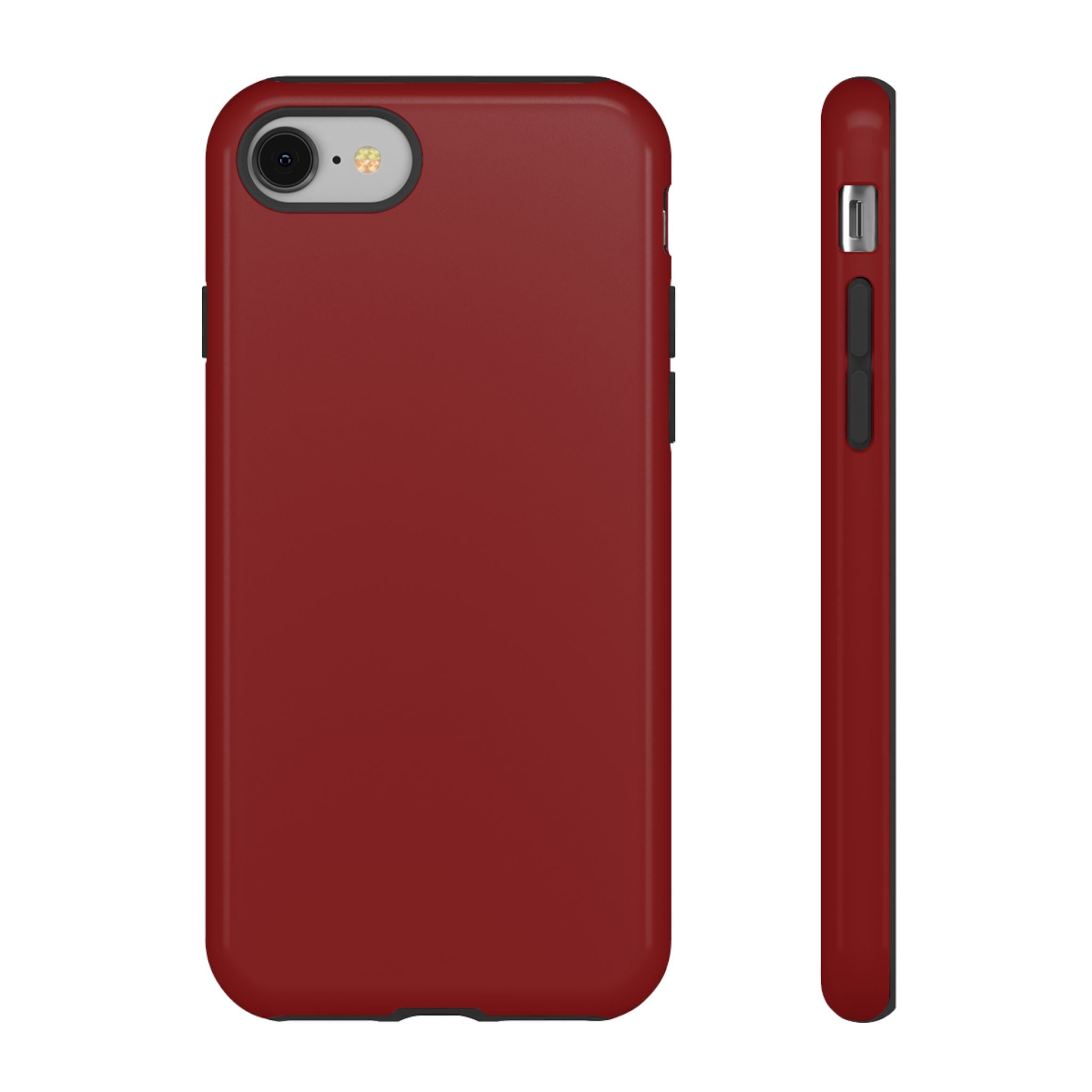 Dark Red Protective Phone Case