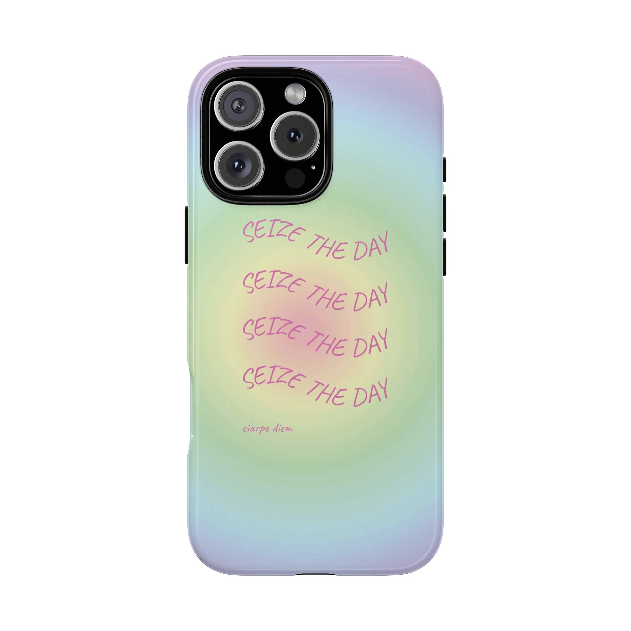 Bermuda Halo Seize The Day Pastel Gradient Tough Phone Case