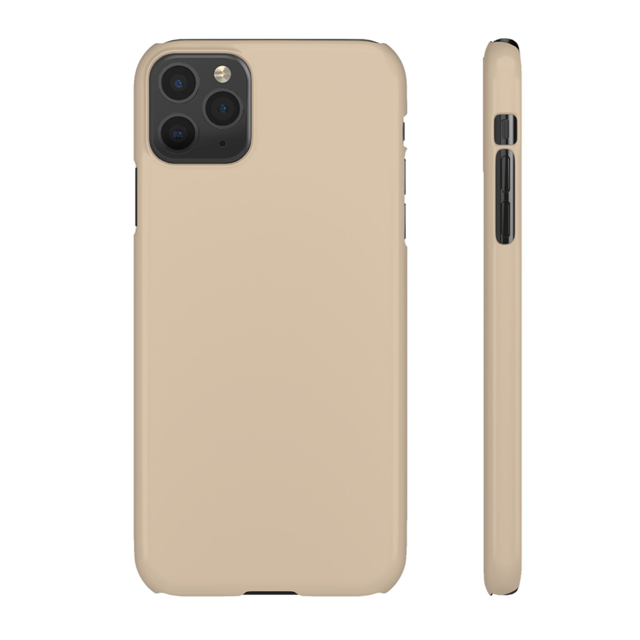 Beige Snap Phone Case