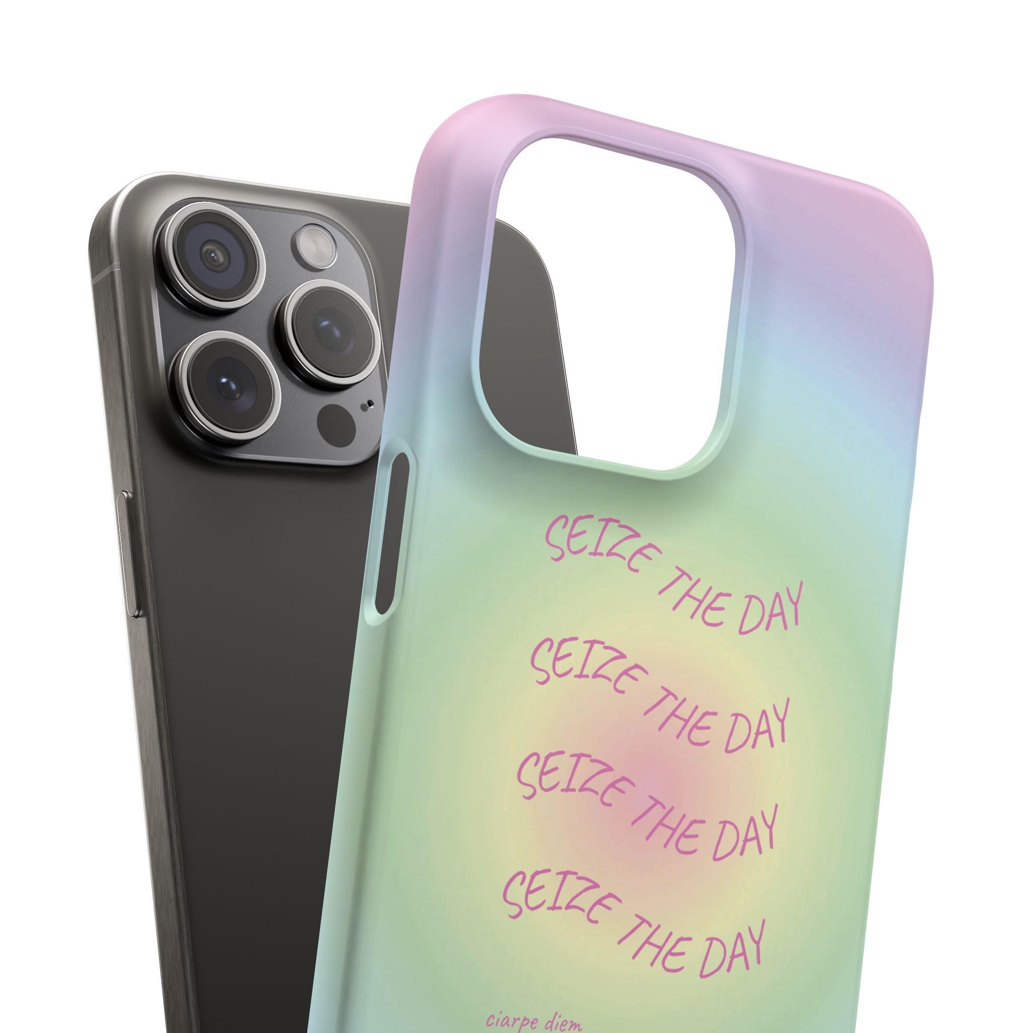Carpe Diem Bermuda Halo Gradient Snap Phone Case