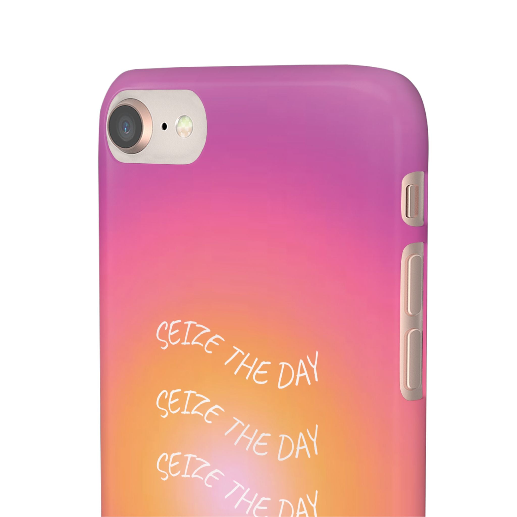 Carpe Diem Sunburst Gradient Snap Phone Case