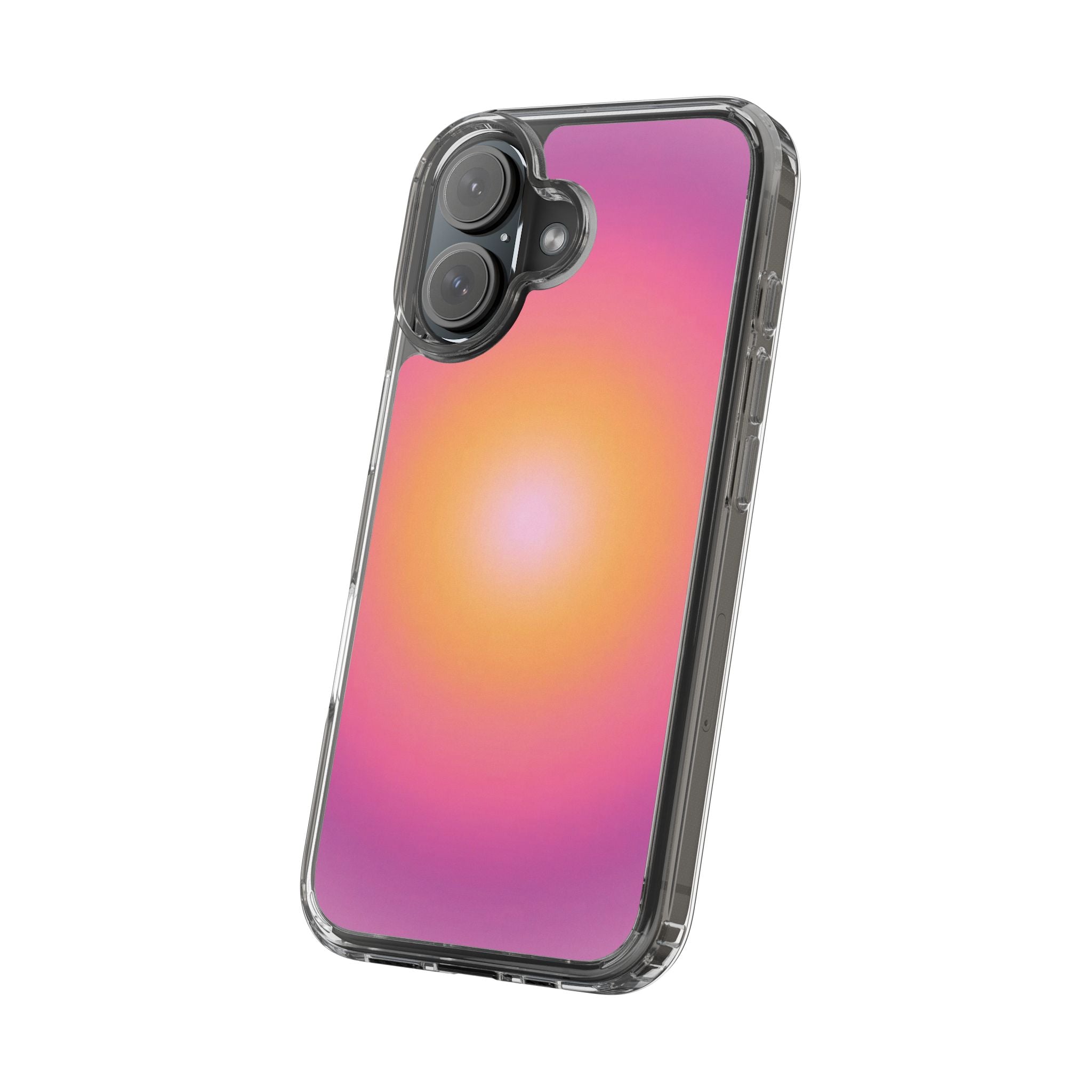 Sunset Gradient Clear Protective Cover