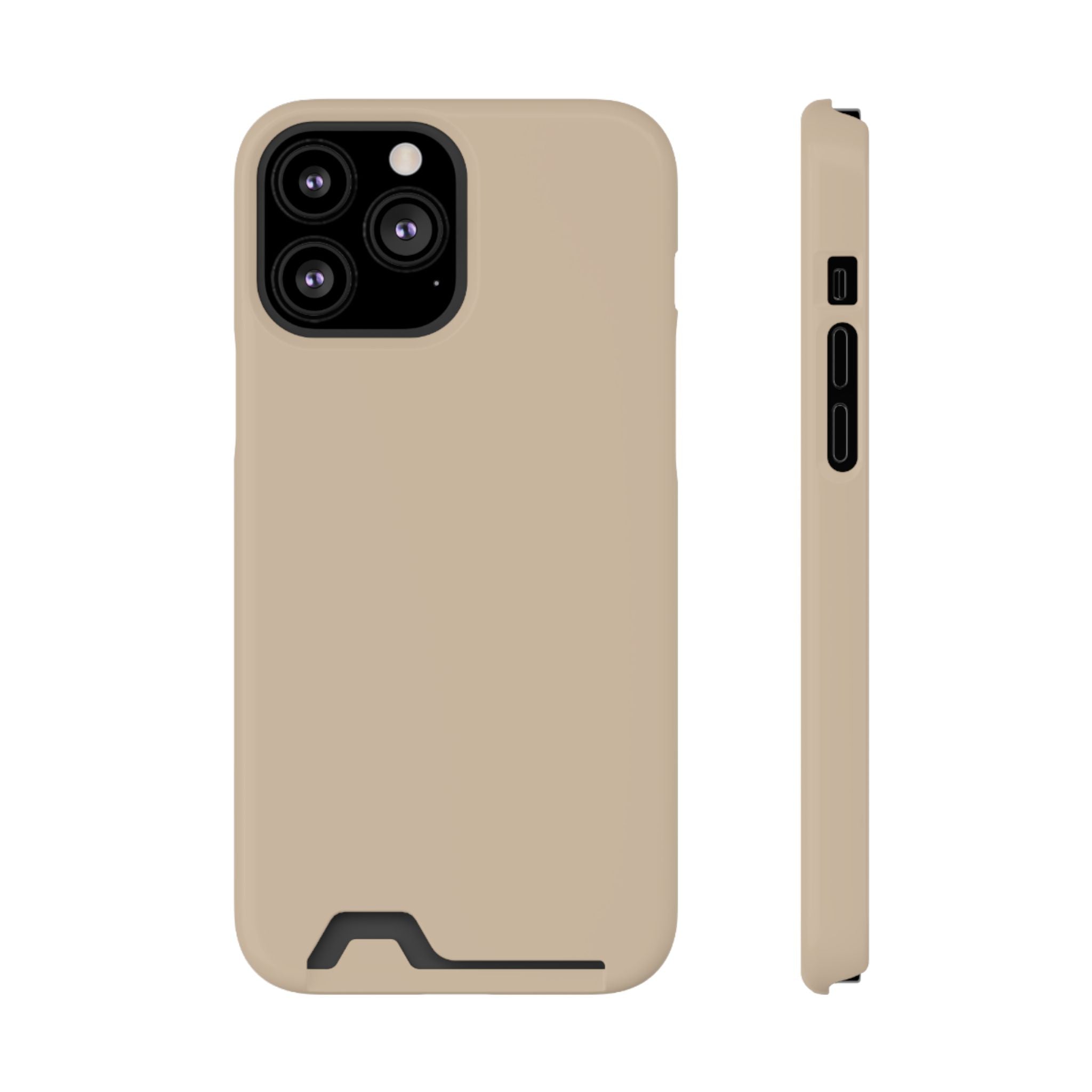 Beige Card-Holder Phone Case