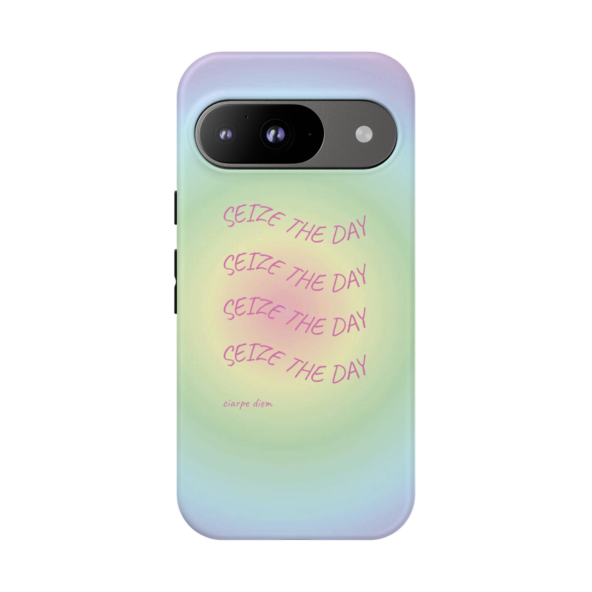 Bermuda Halo Seize The Day Pastel Gradient Tough Phone Case