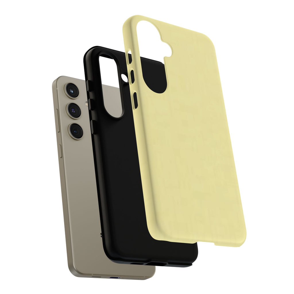 Pale Yellow Protective Phone Case
