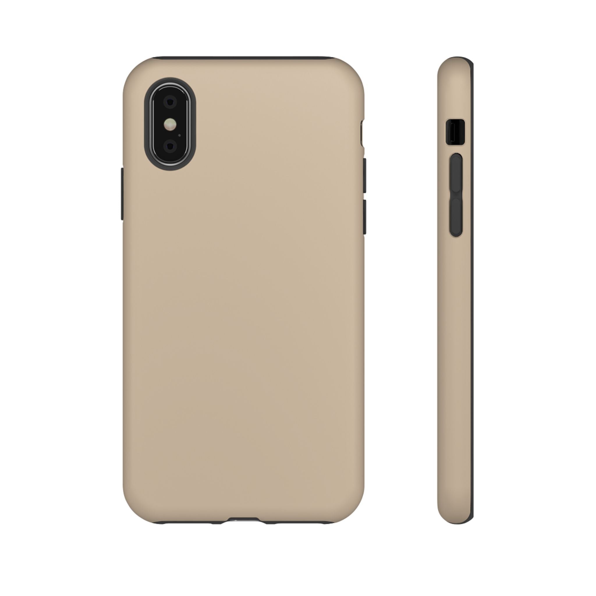 Beige Protective Phone Case