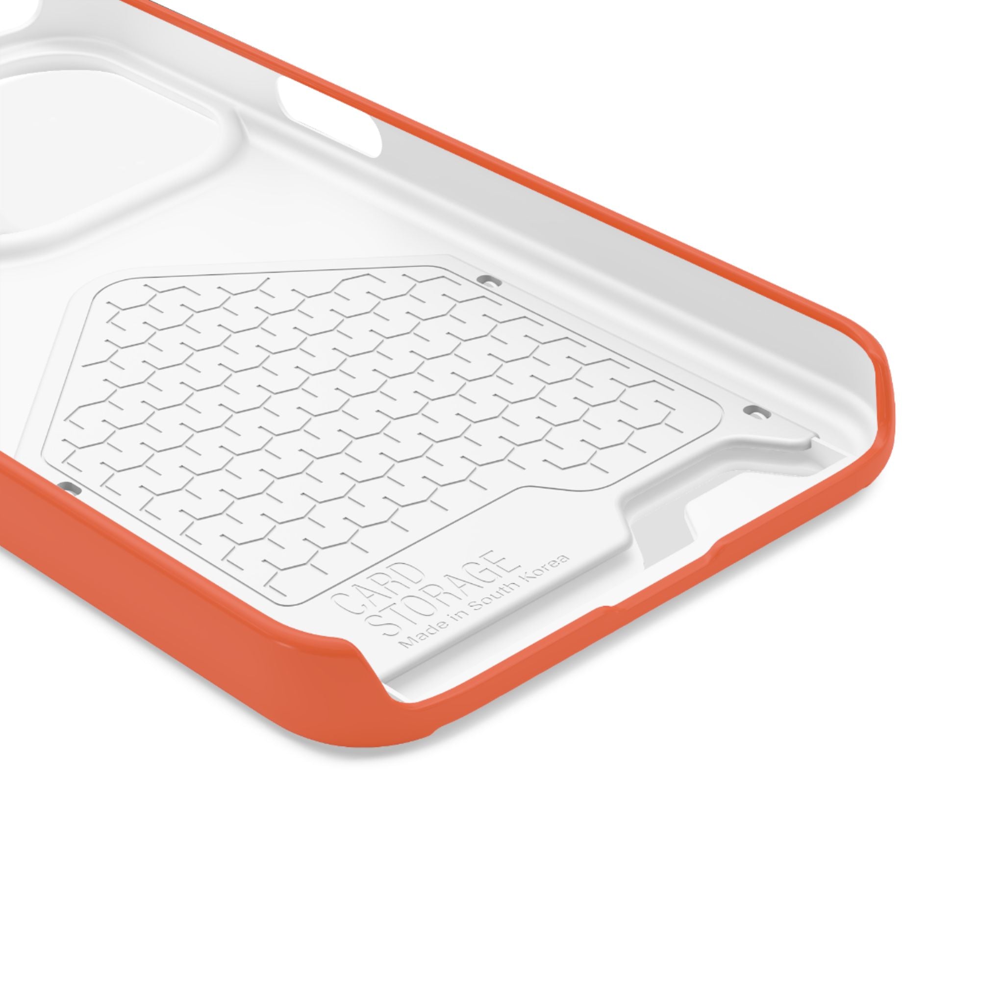 Orange Card-Holder Phone Case