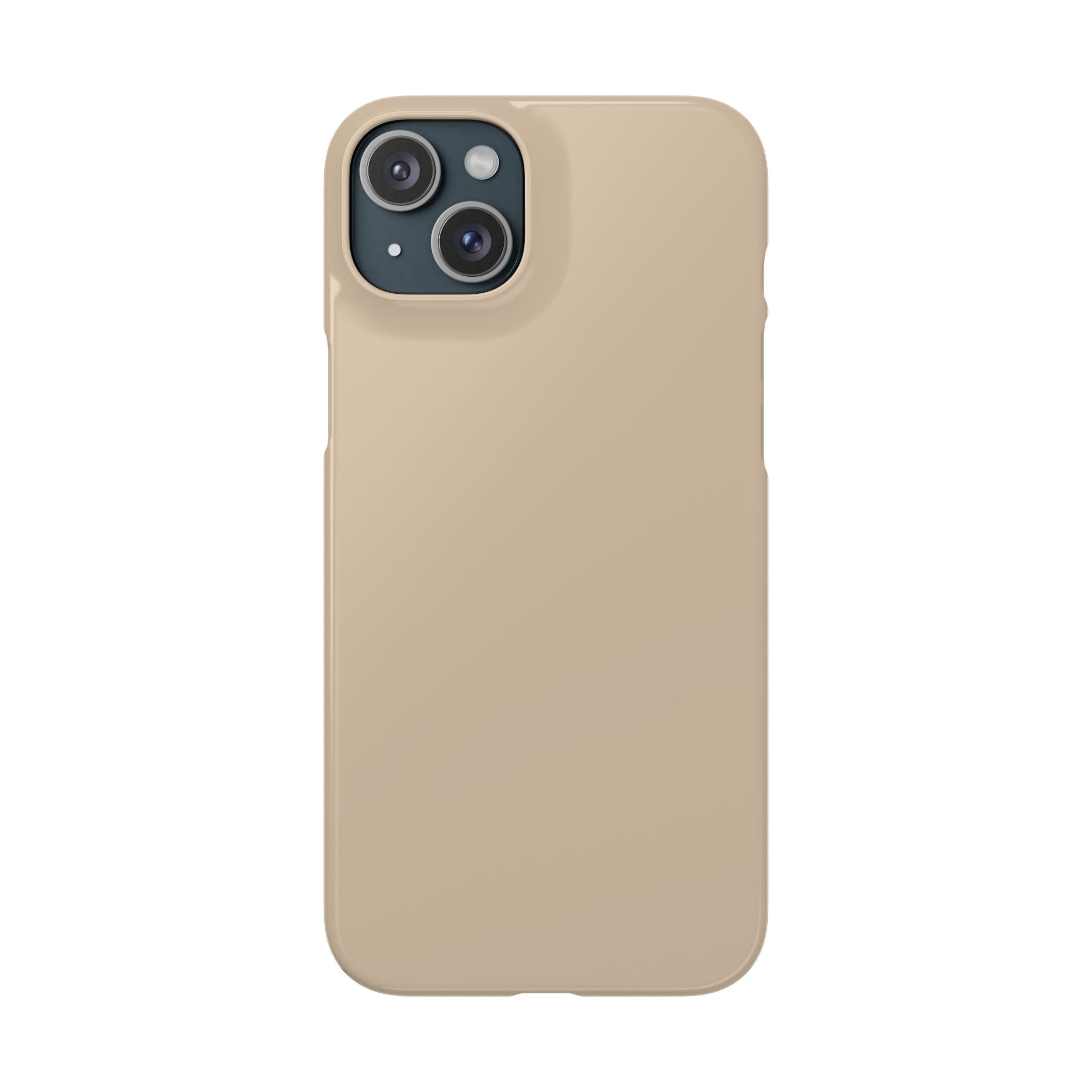 Beige Snap Phone Case