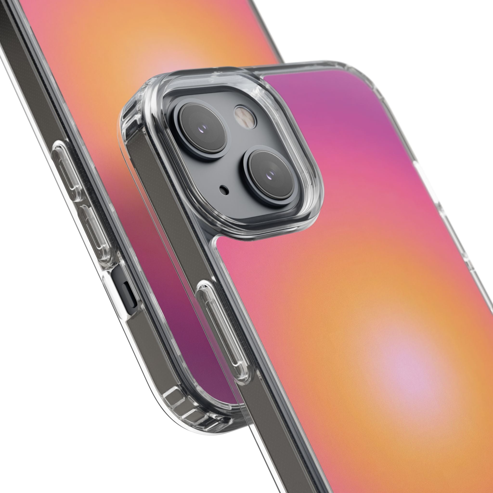 Sunset Gradient Clear Protective Cover