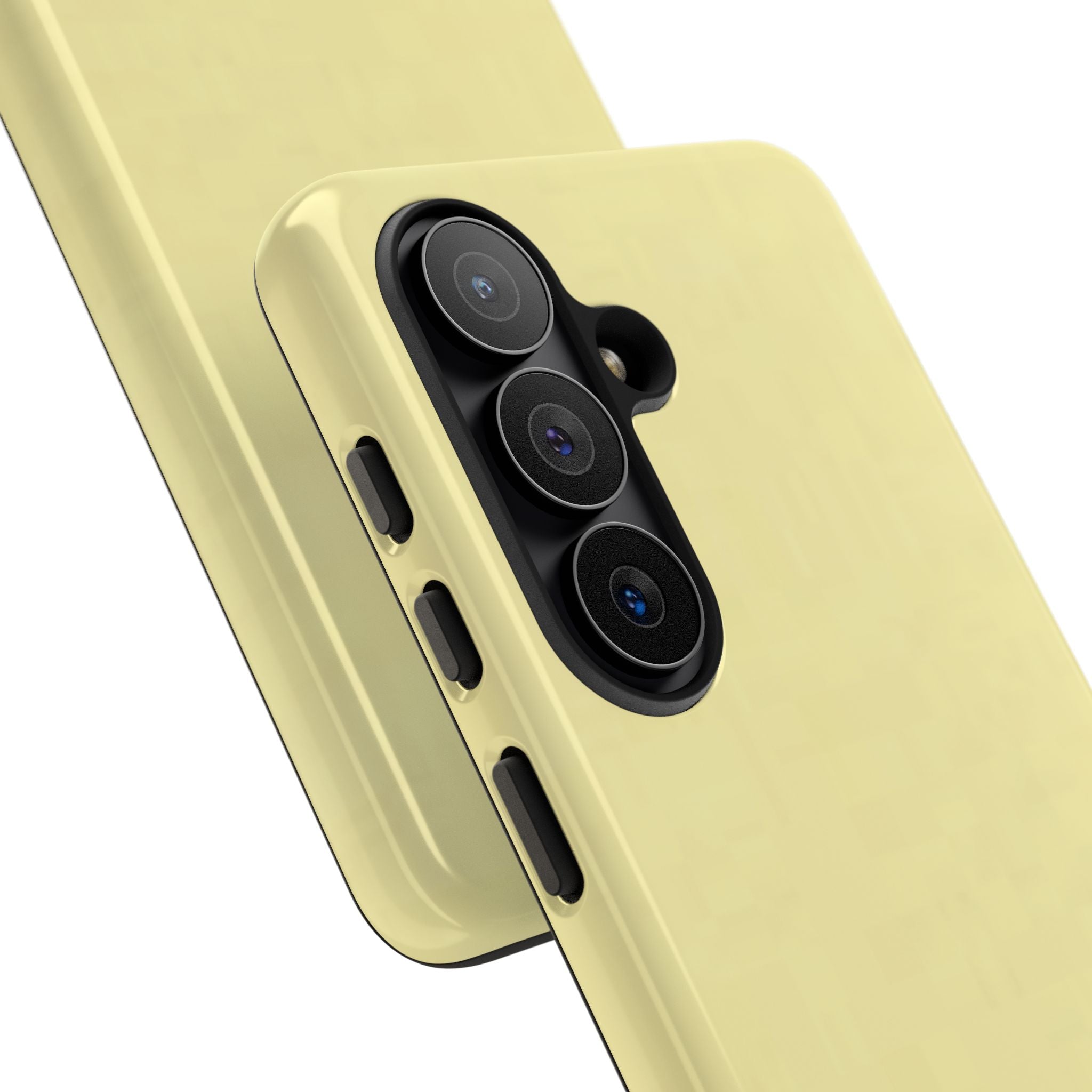 Pale Yellow Protective Phone Case