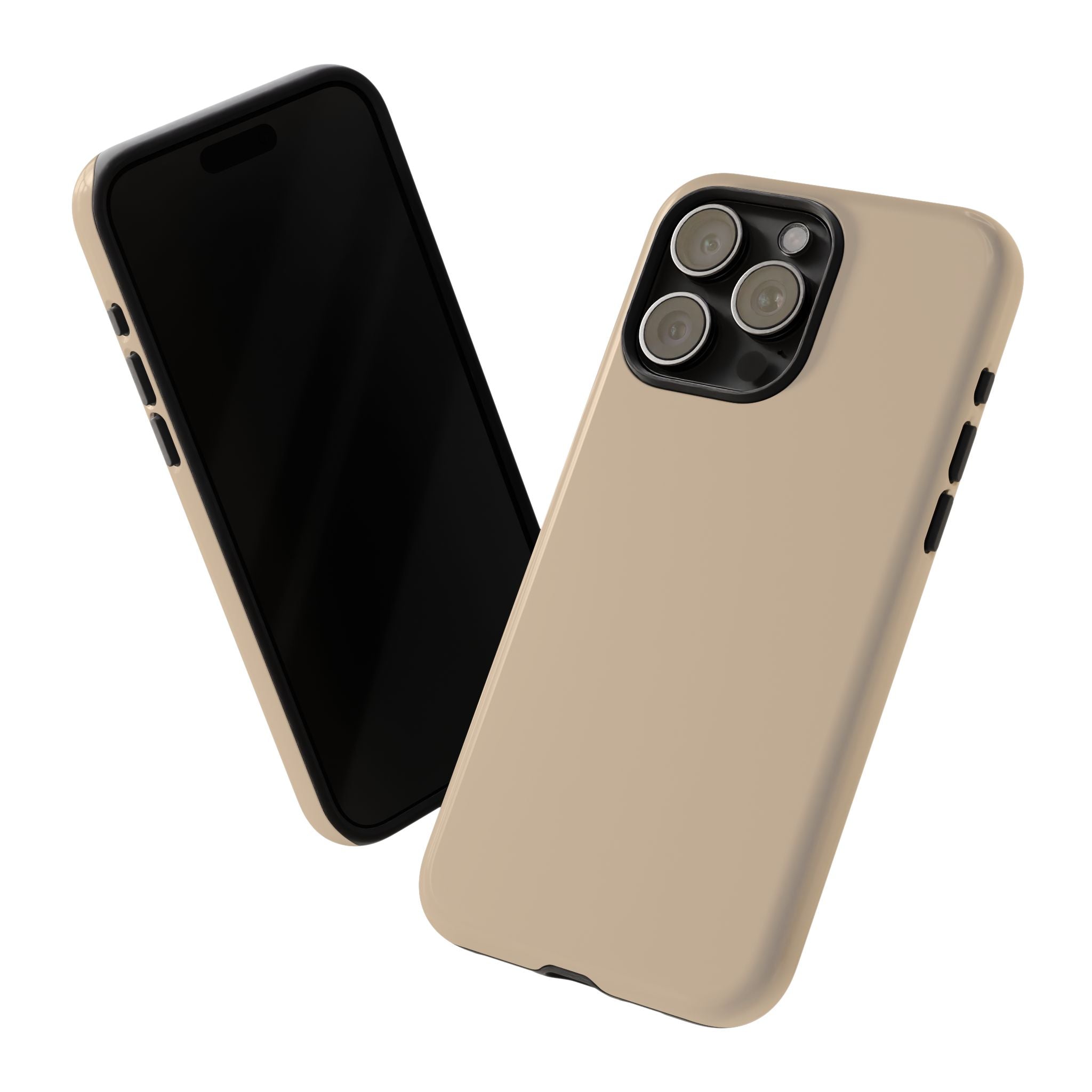 Beige Protective Phone Case