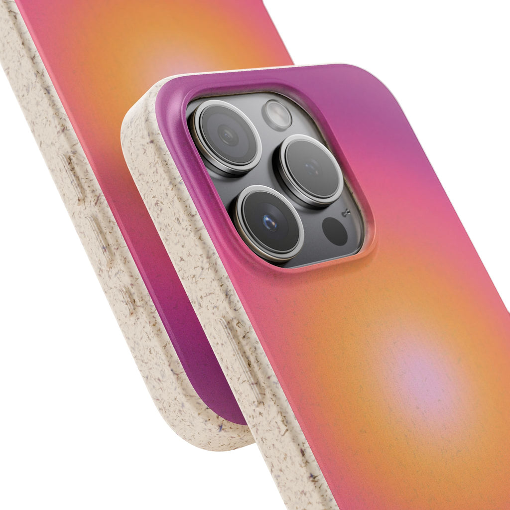 Sunset Glow Biodegradable Phone Case -  Eco-Friendly Cover