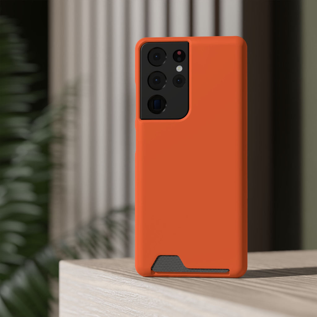 Orange Card-Holder Phone Case