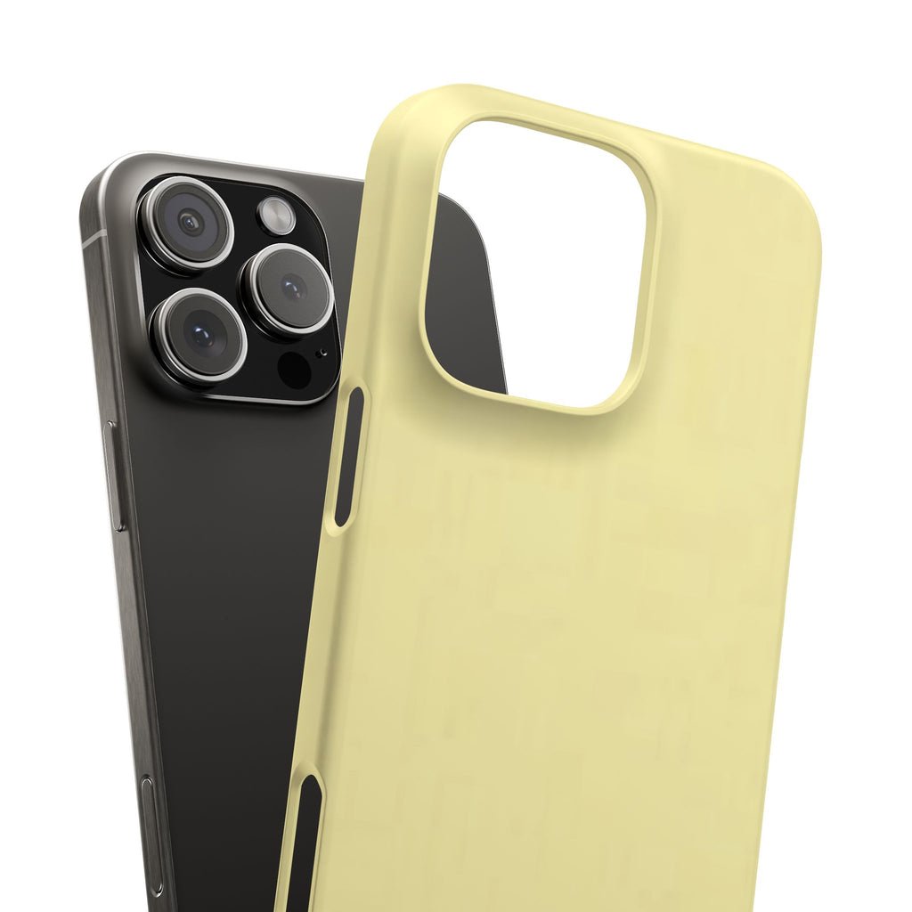 Pale Yellow Snap Phone Case