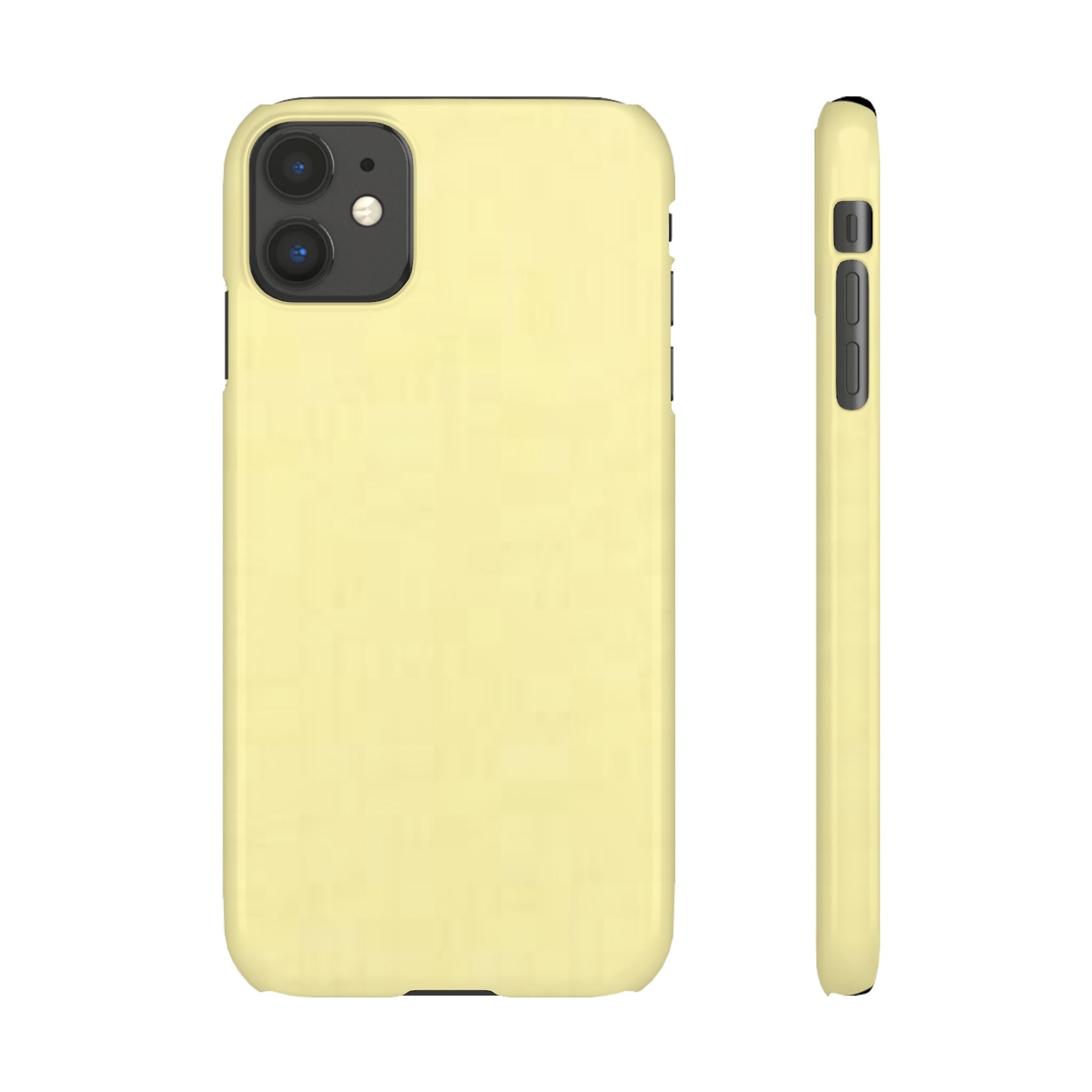 Pale Yellow Snap Phone Case