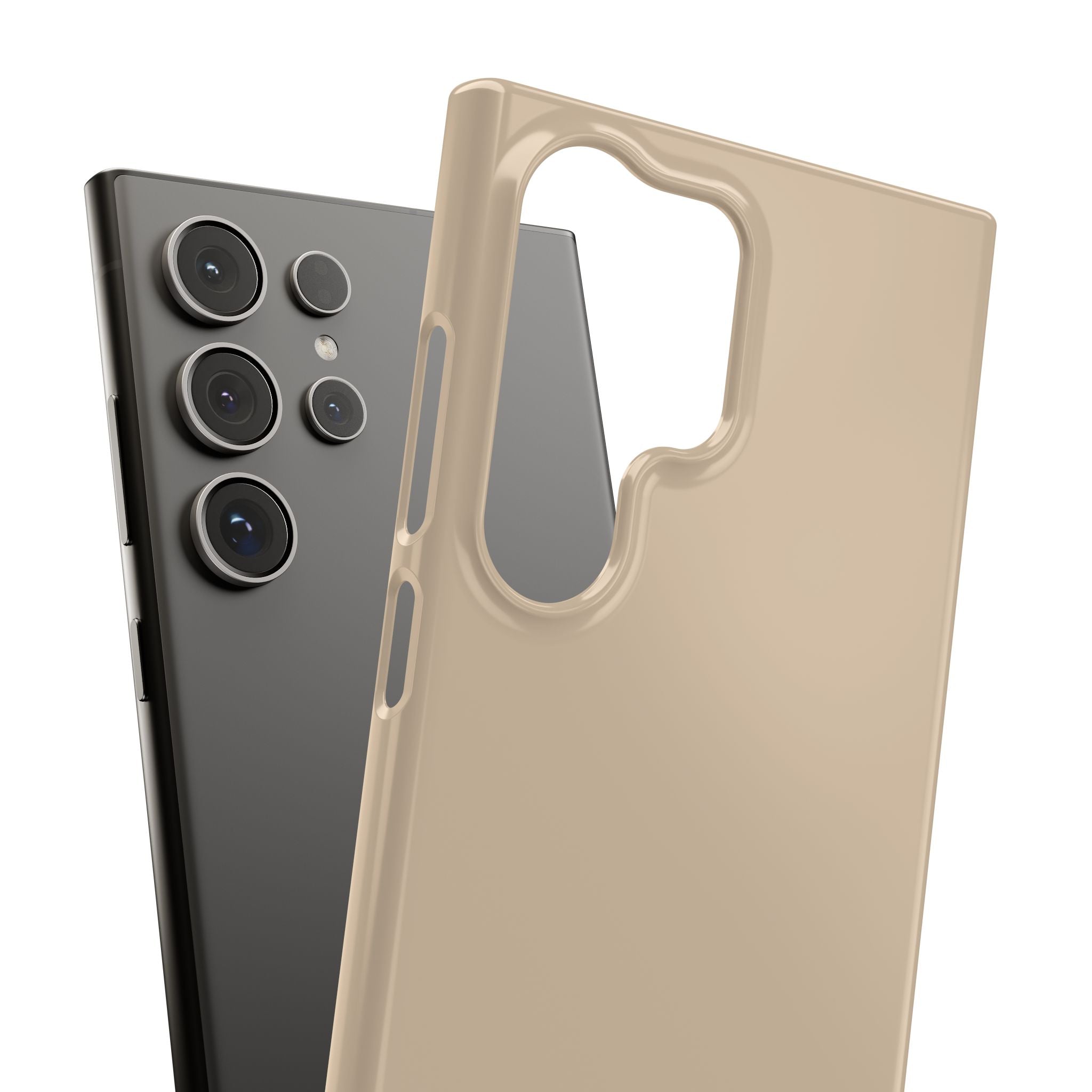 Beige Snap Phone Case