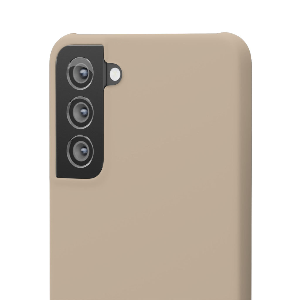 Beige Snap Phone Case