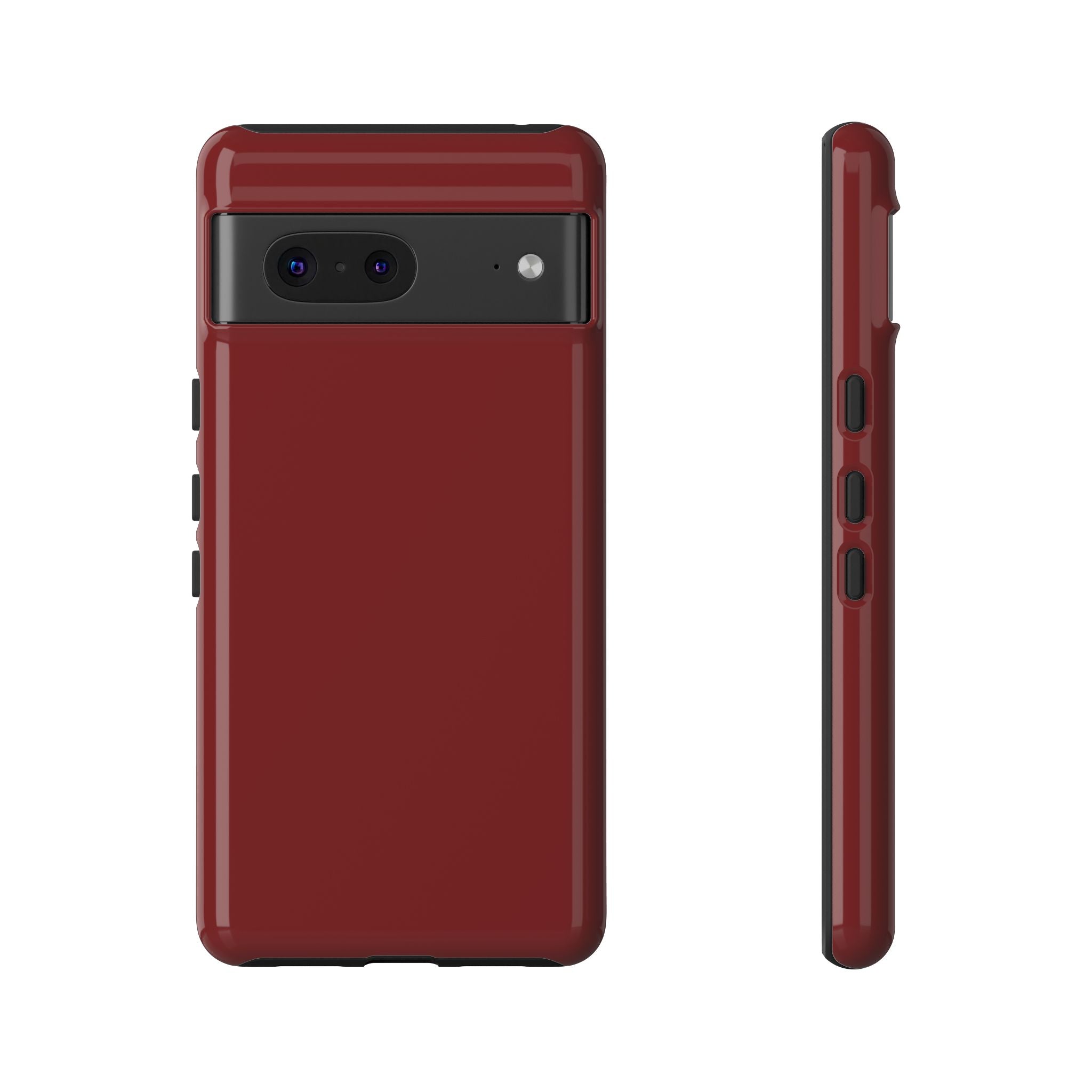 Dark Red Protective Phone Case