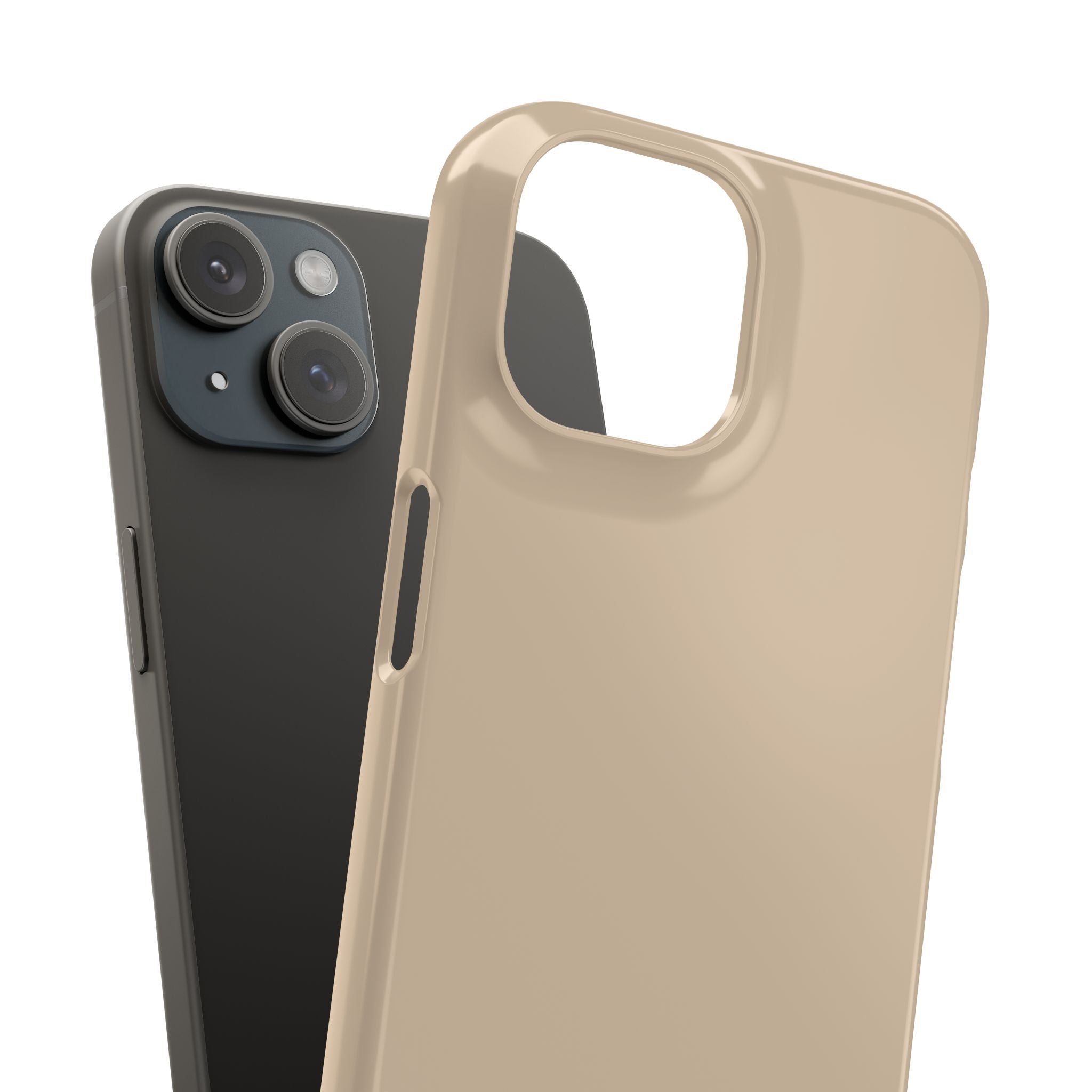 Beige Snap Phone Case