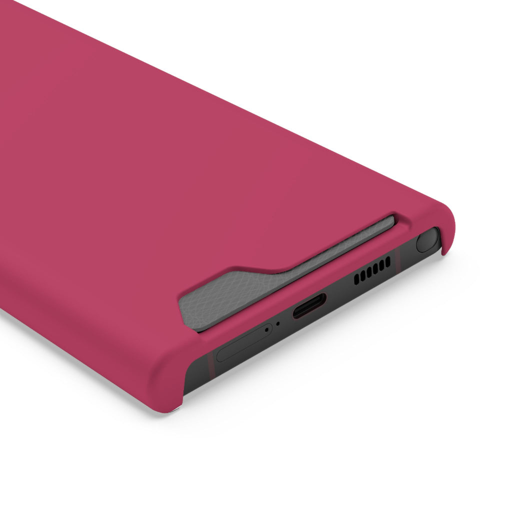 Raspberry Card Holder Phone Case