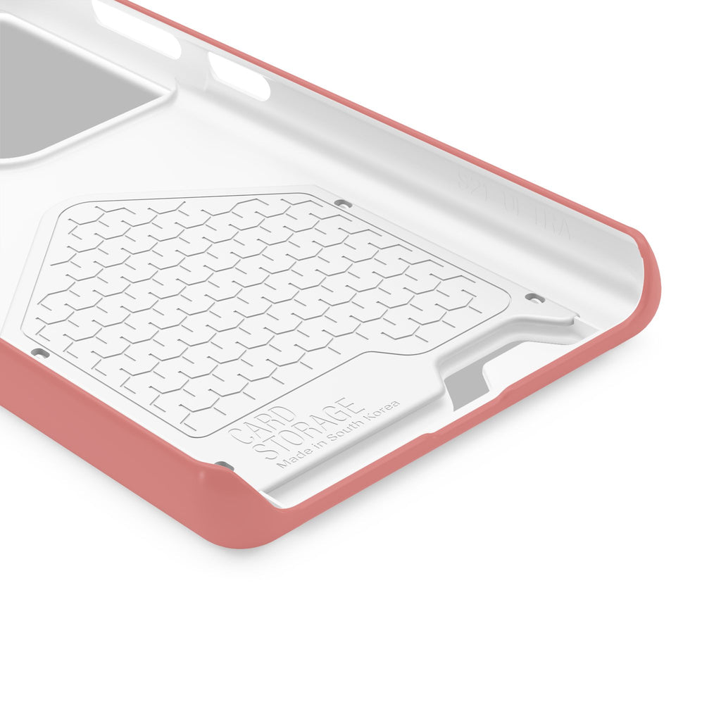 Frosty Pink Card Holder Phone Case