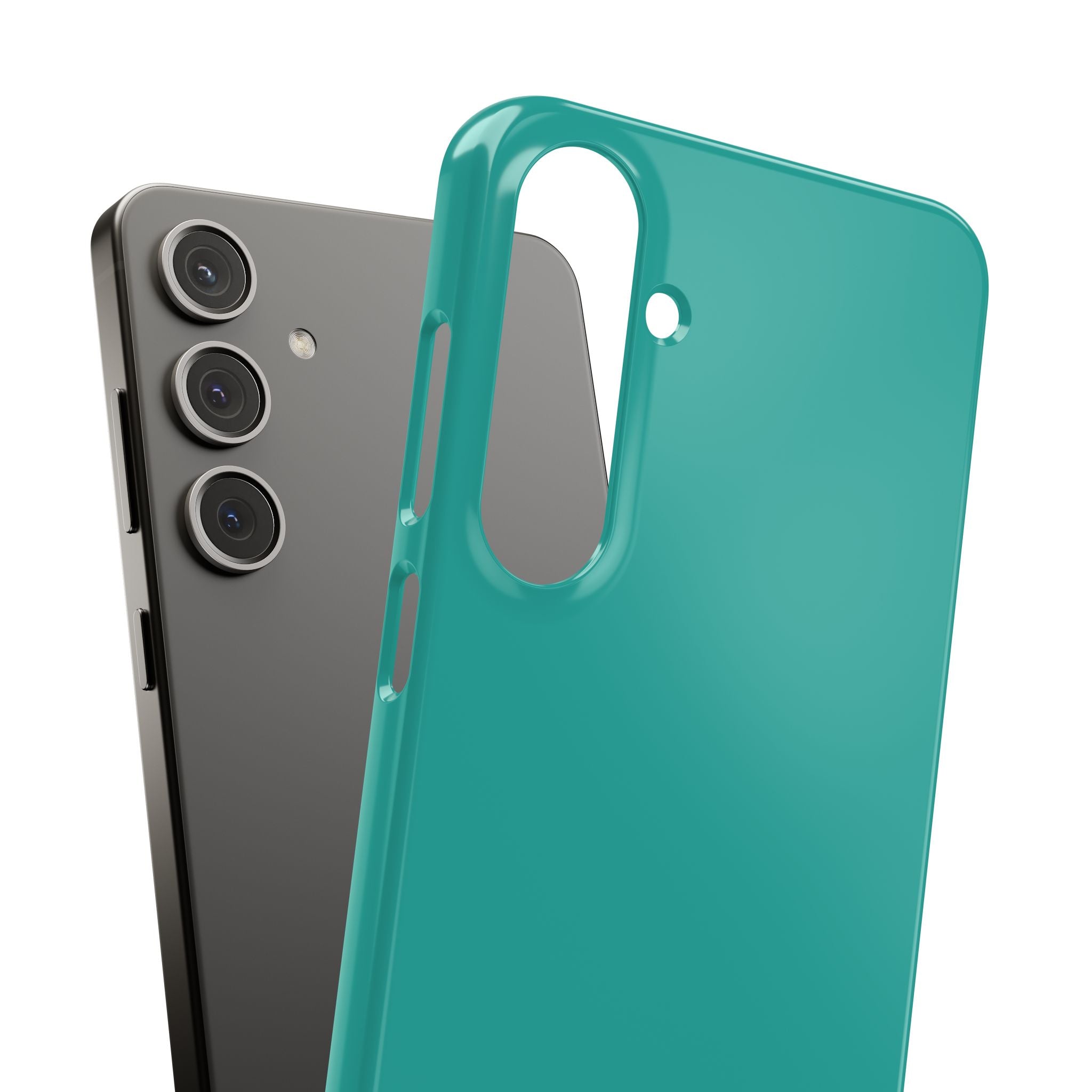 Teal Snap Phone Case