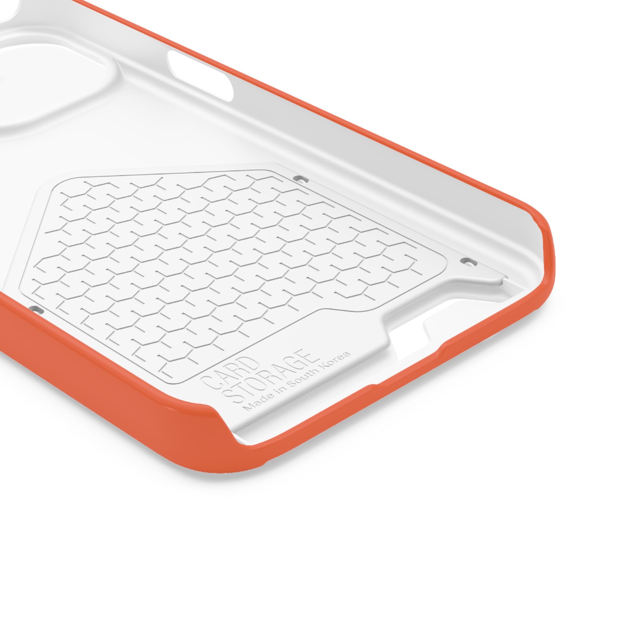 Orange Card-Holder Phone Case