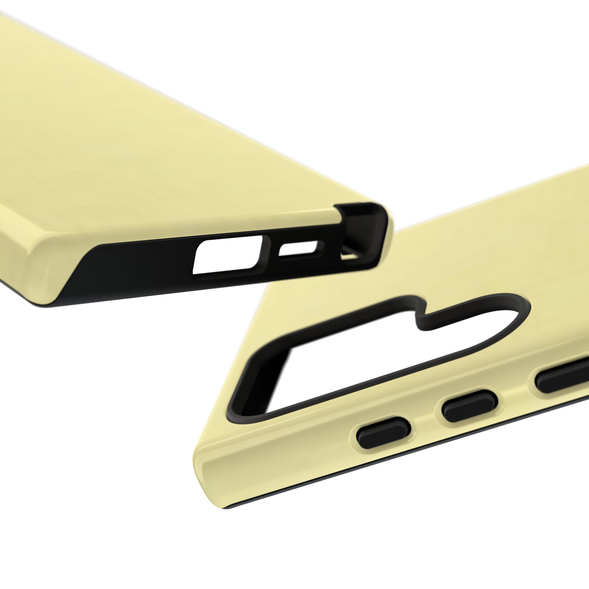 Pale Yellow Protective Phone Case