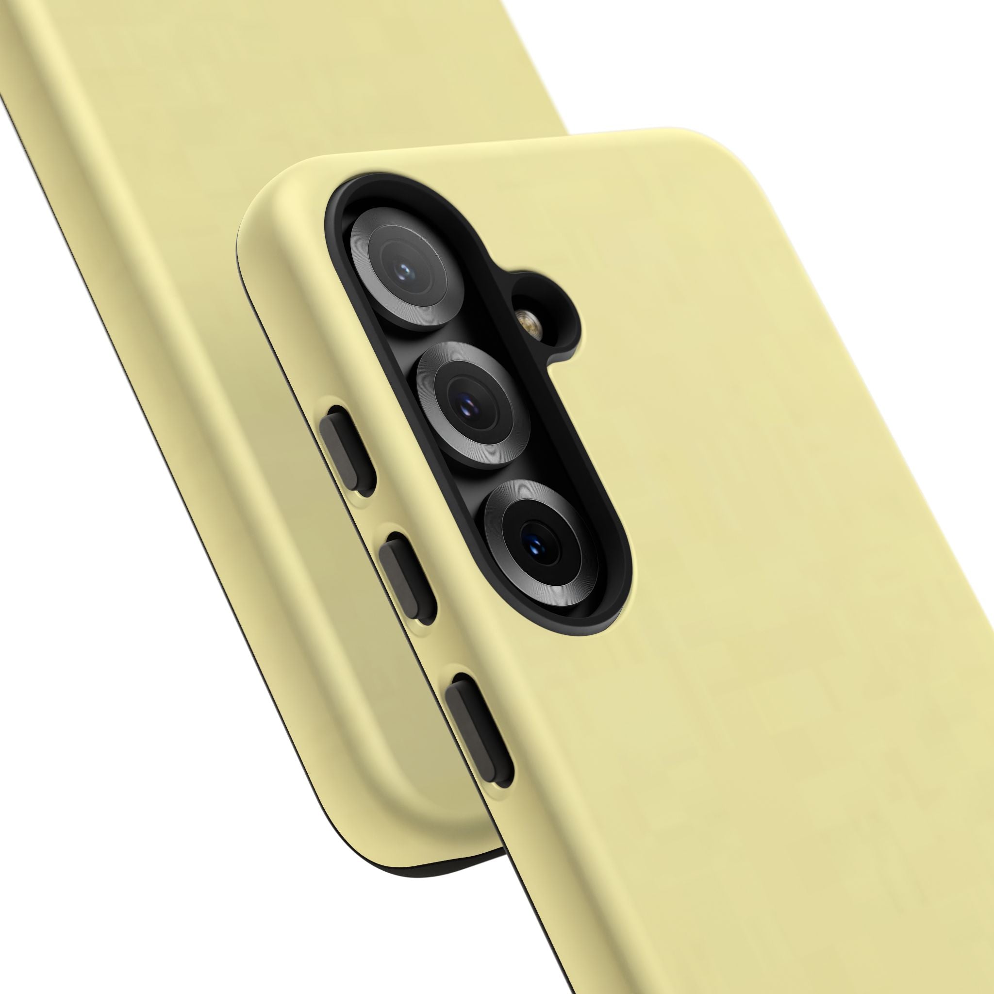 Pale Yellow Protective Phone Case
