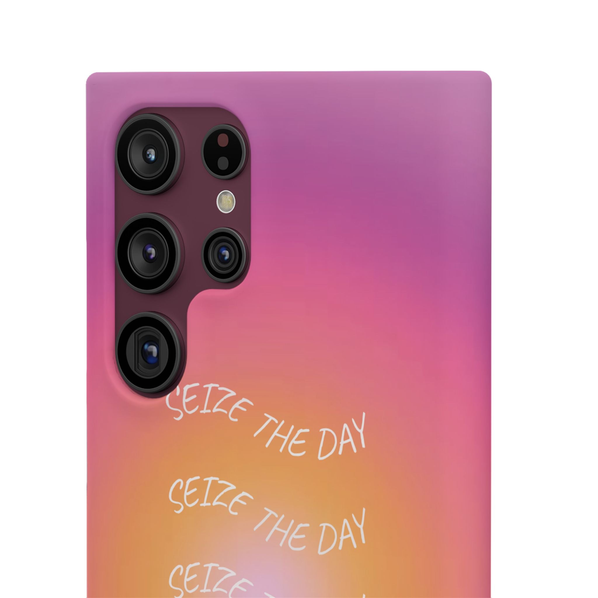 Carpe Diem Sunburst Gradient Snap Phone Case