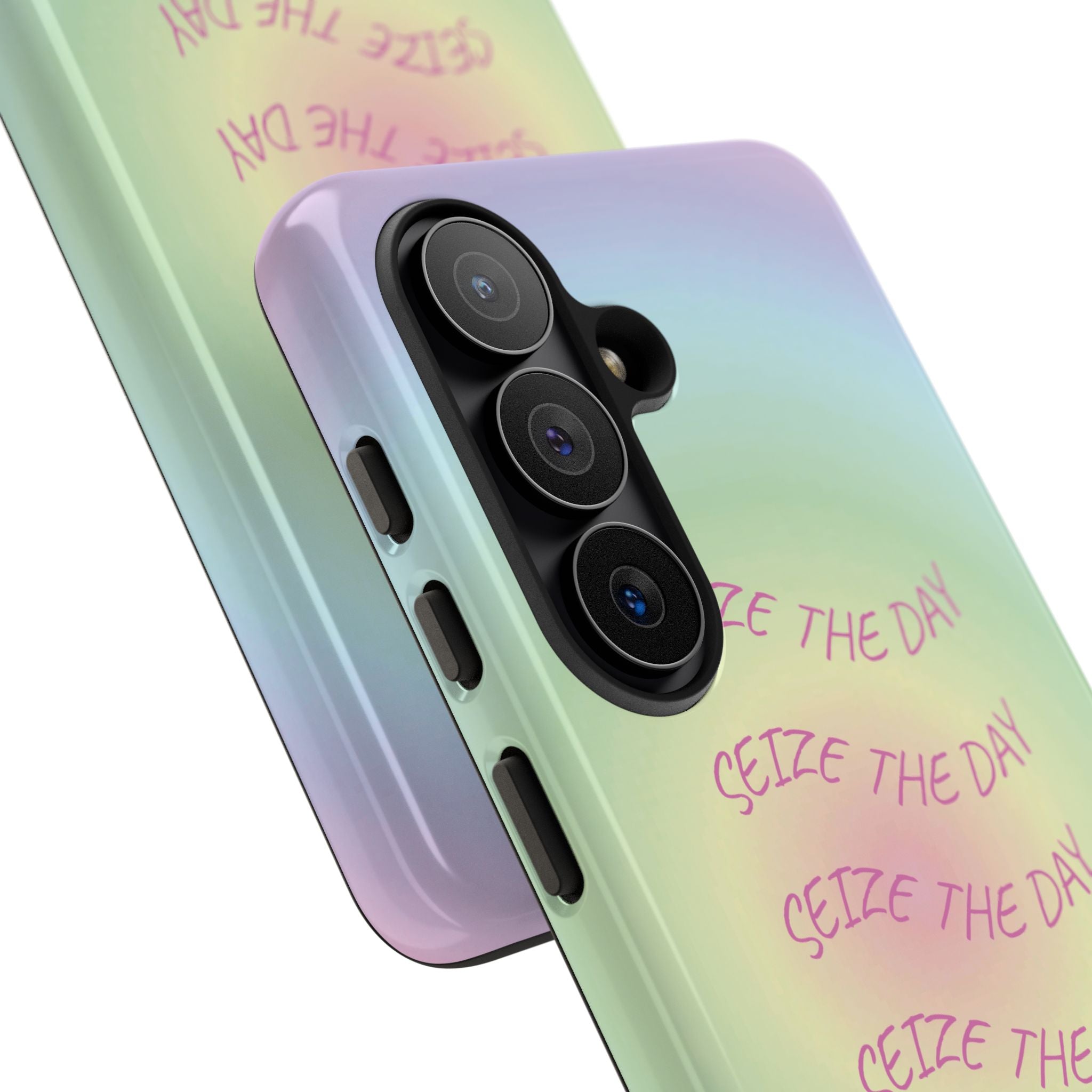 Bermuda Halo Seize The Day Pastel Gradient Tough Phone Case