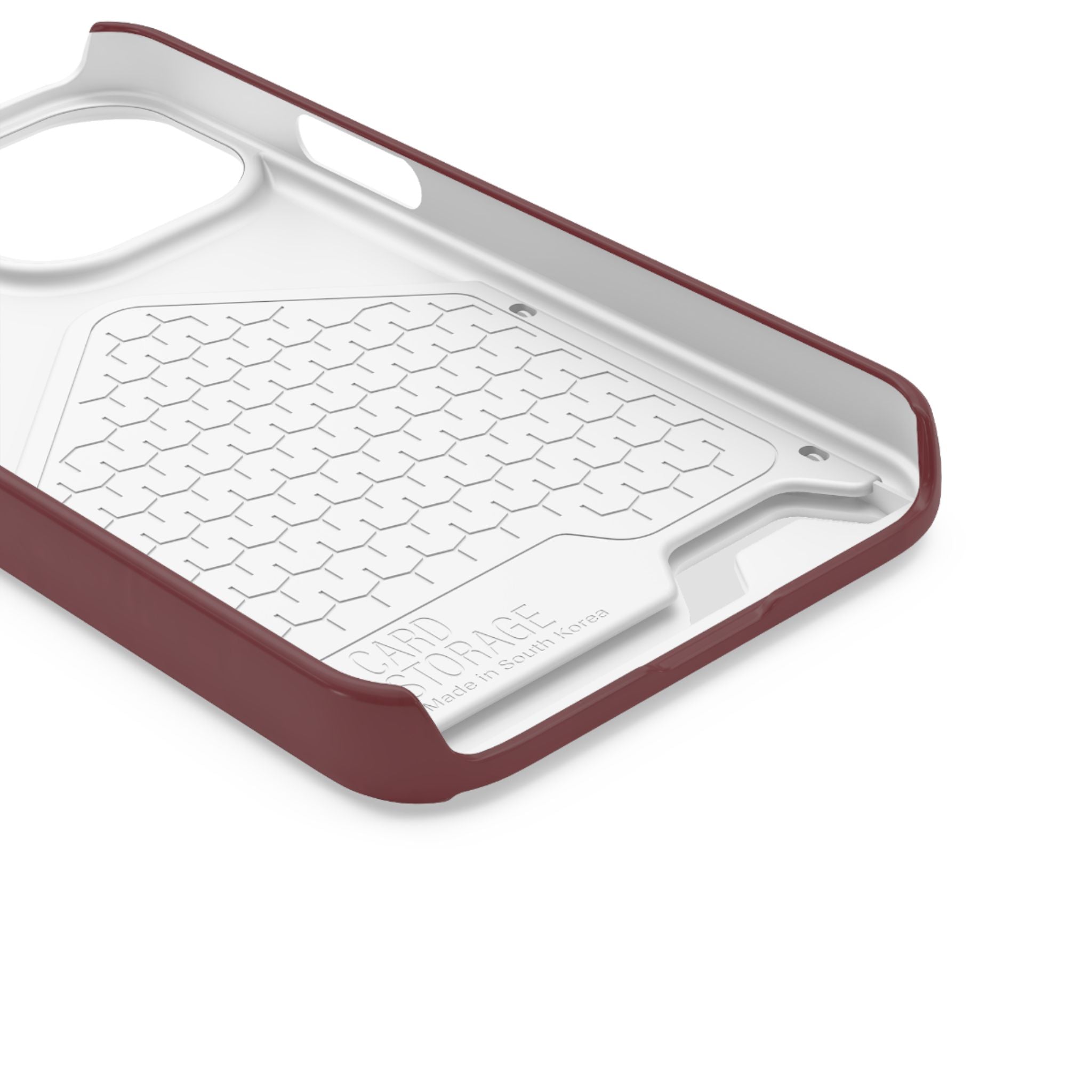 Dark Cherry Card Holder Phone Case