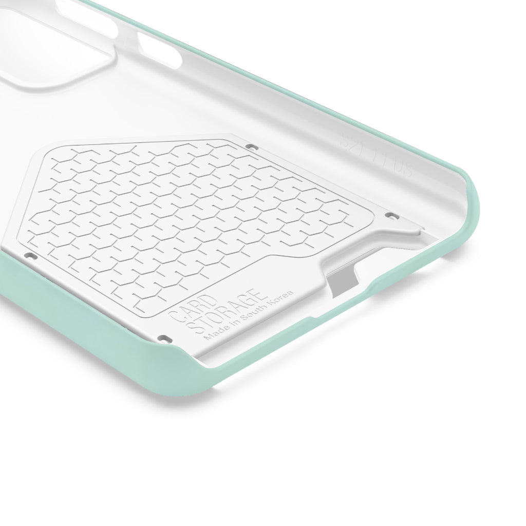 Light Mint Card Holder Phone Case