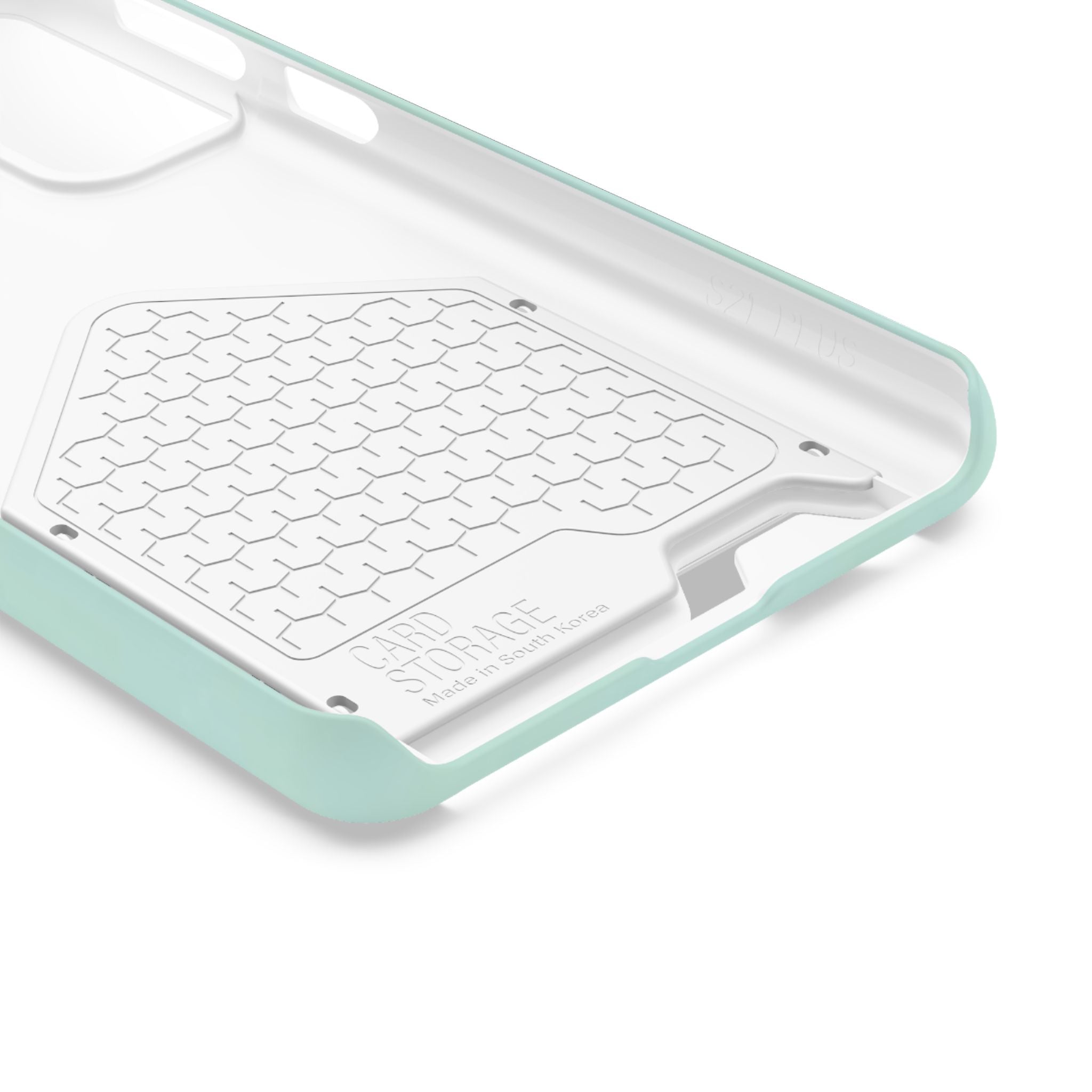 Light Mint Card Holder Phone Case