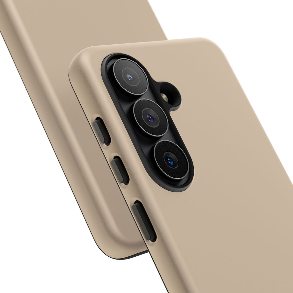 Beige Protective Phone Case