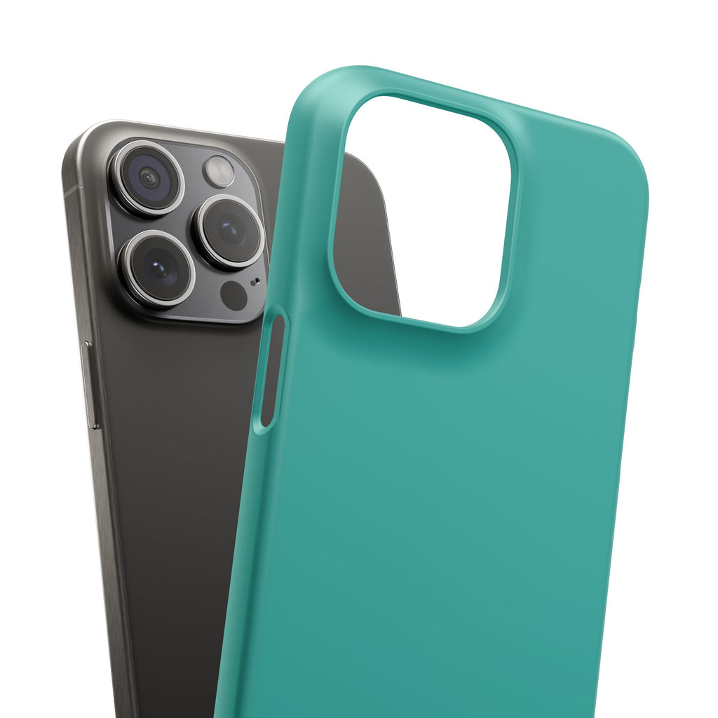 Teal Snap Phone Case