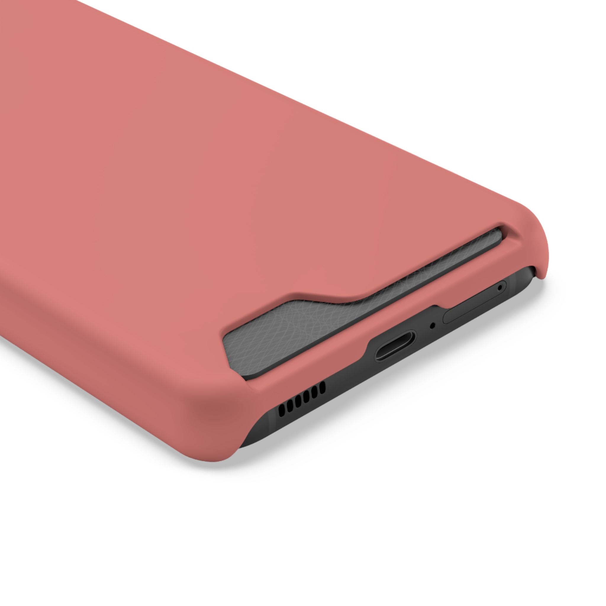 Frosty Pink Card Holder Phone Case
