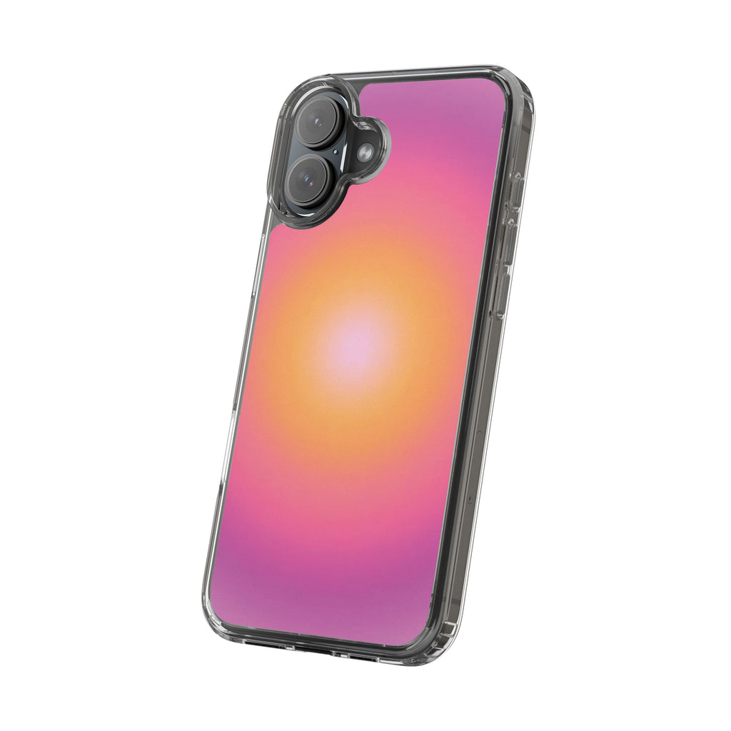 Sunset Gradient Clear Protective Cover