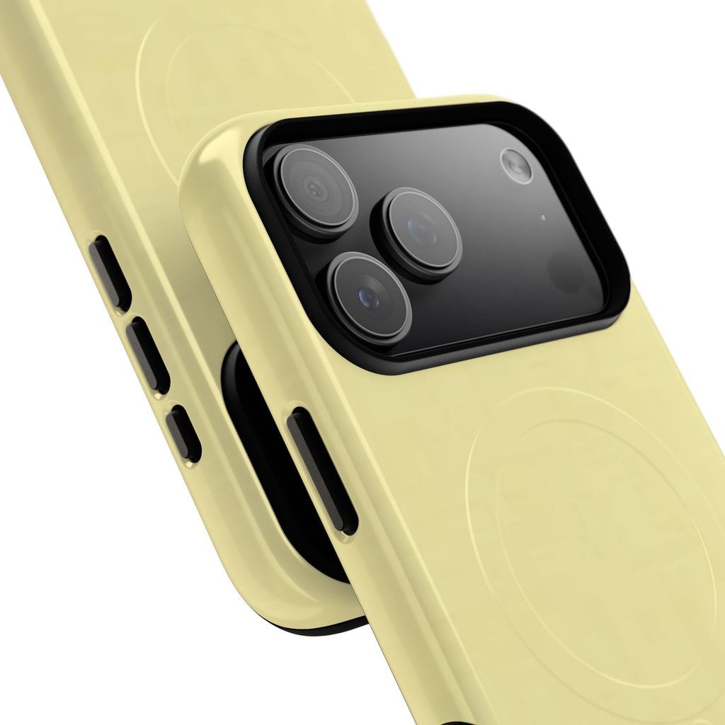 Pale Yellow MagSafe Protective Phone Case