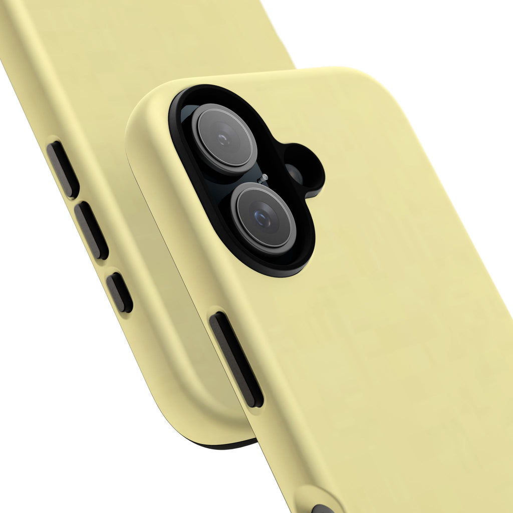 Pale Yellow Protective Phone Case