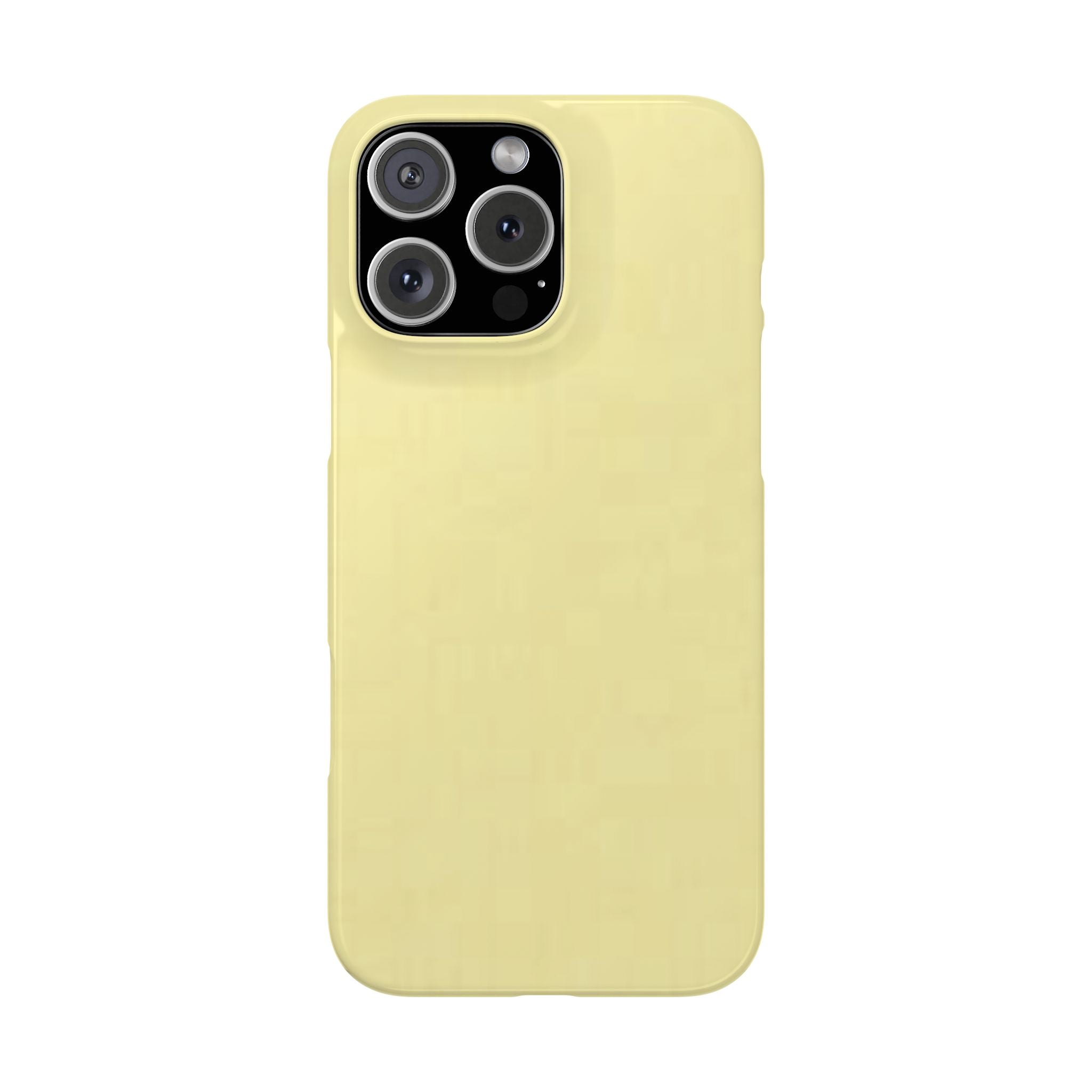 Pale Yellow Snap Phone Case
