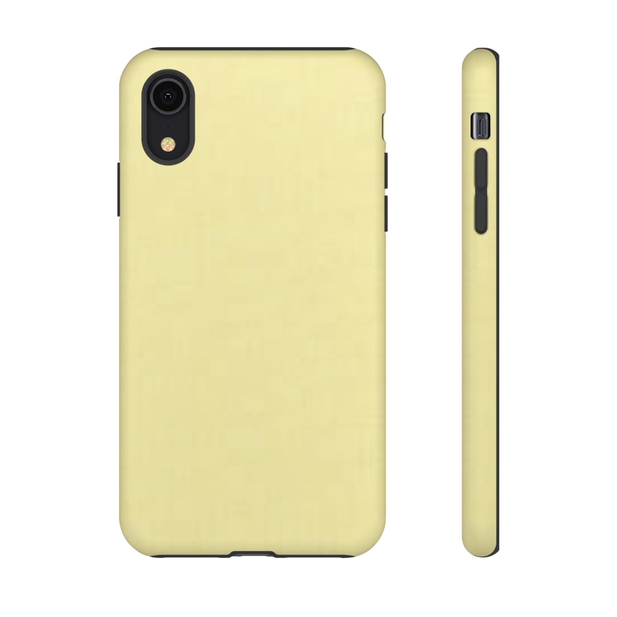 Pale Yellow Protective Phone Case
