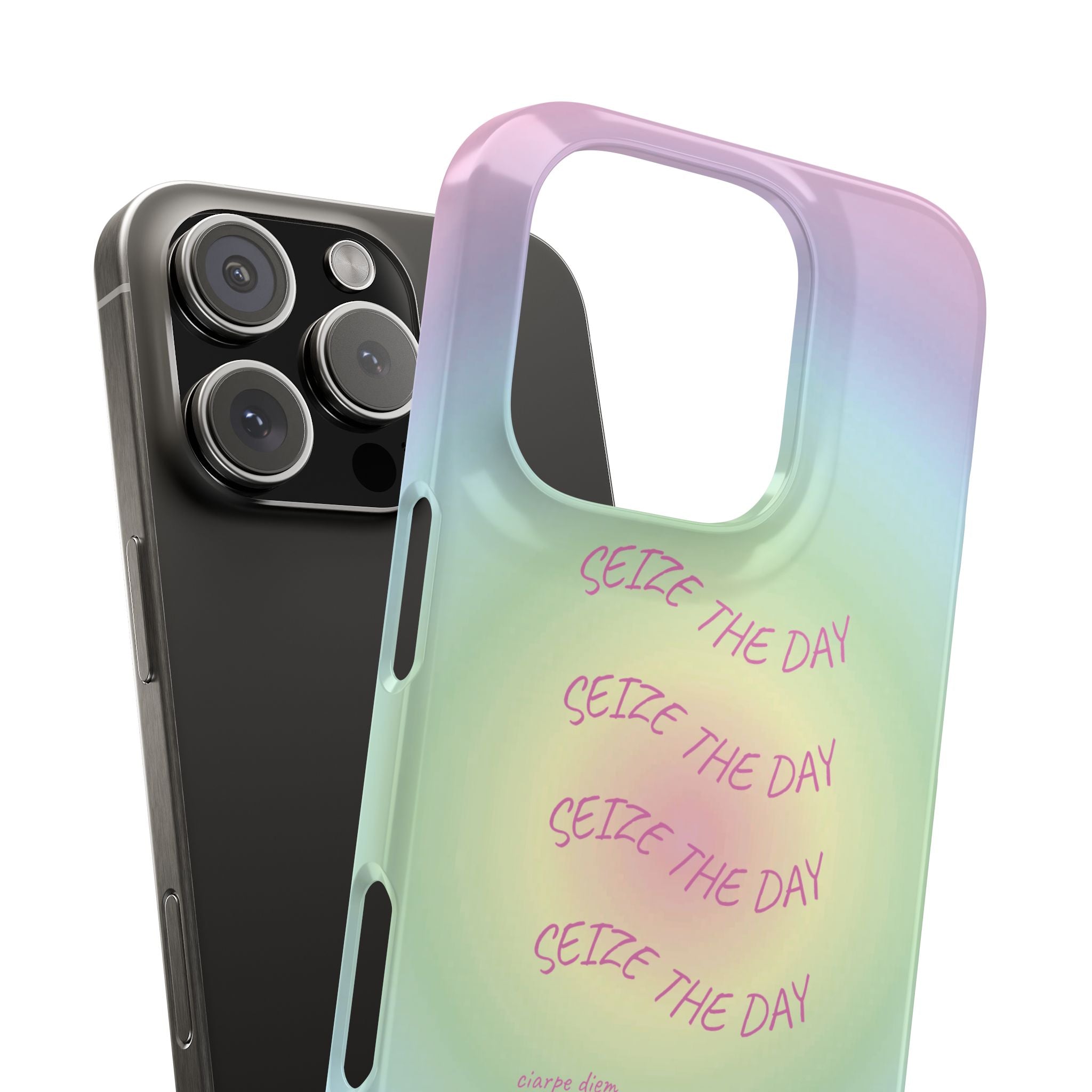 Carpe Diem Bermuda Halo Gradient Snap Phone Case