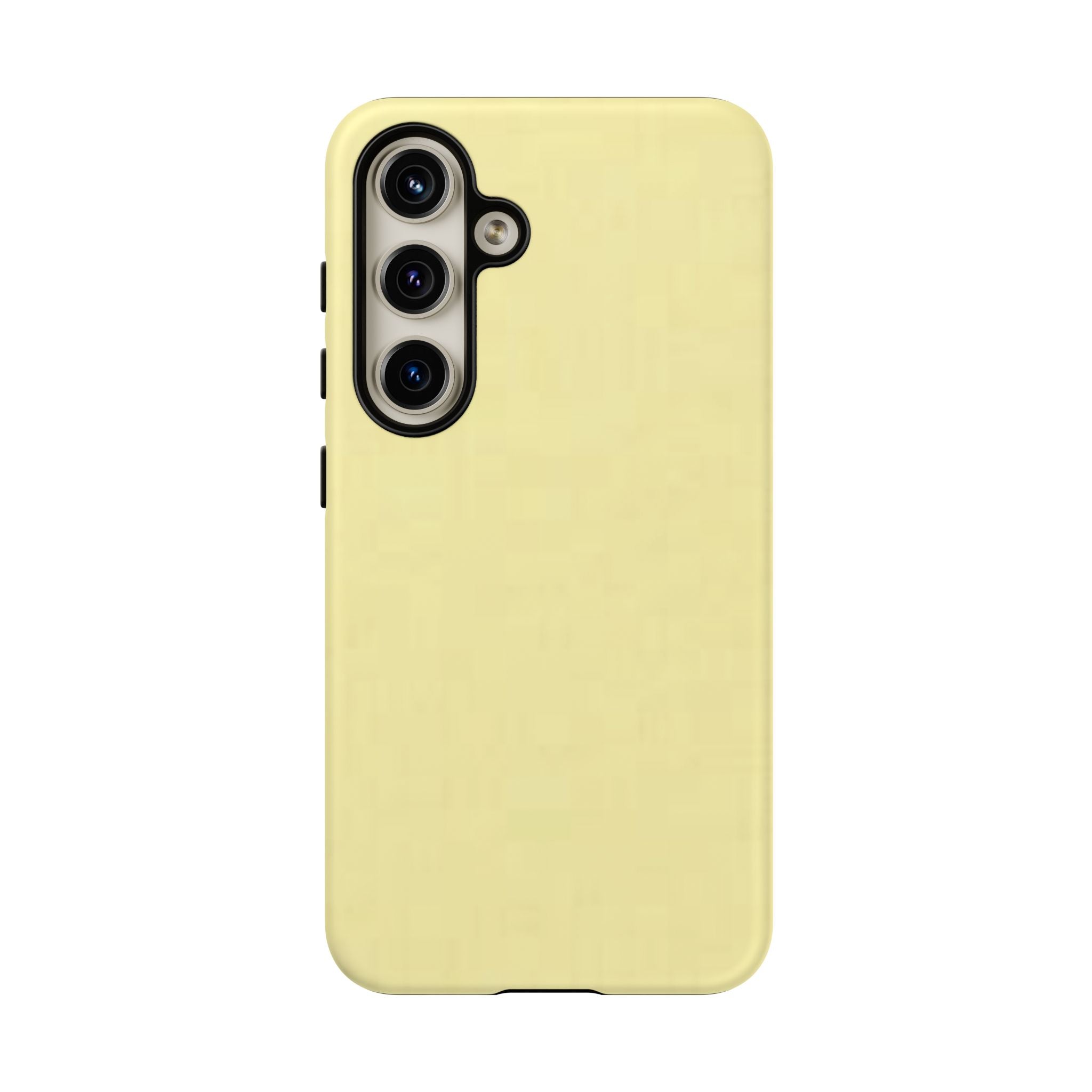Pale Yellow Protective Phone Case