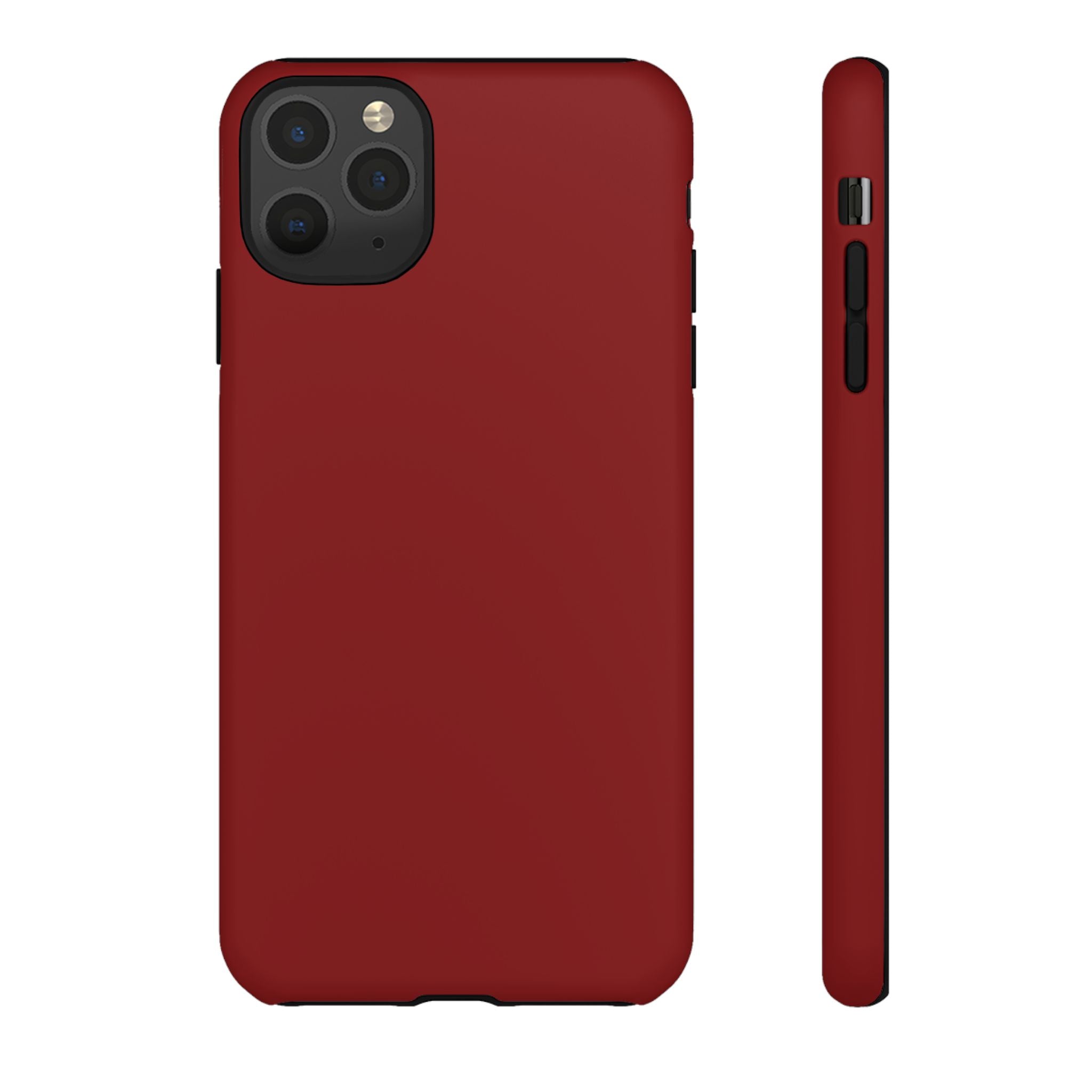 Dark Red Protective Phone Case