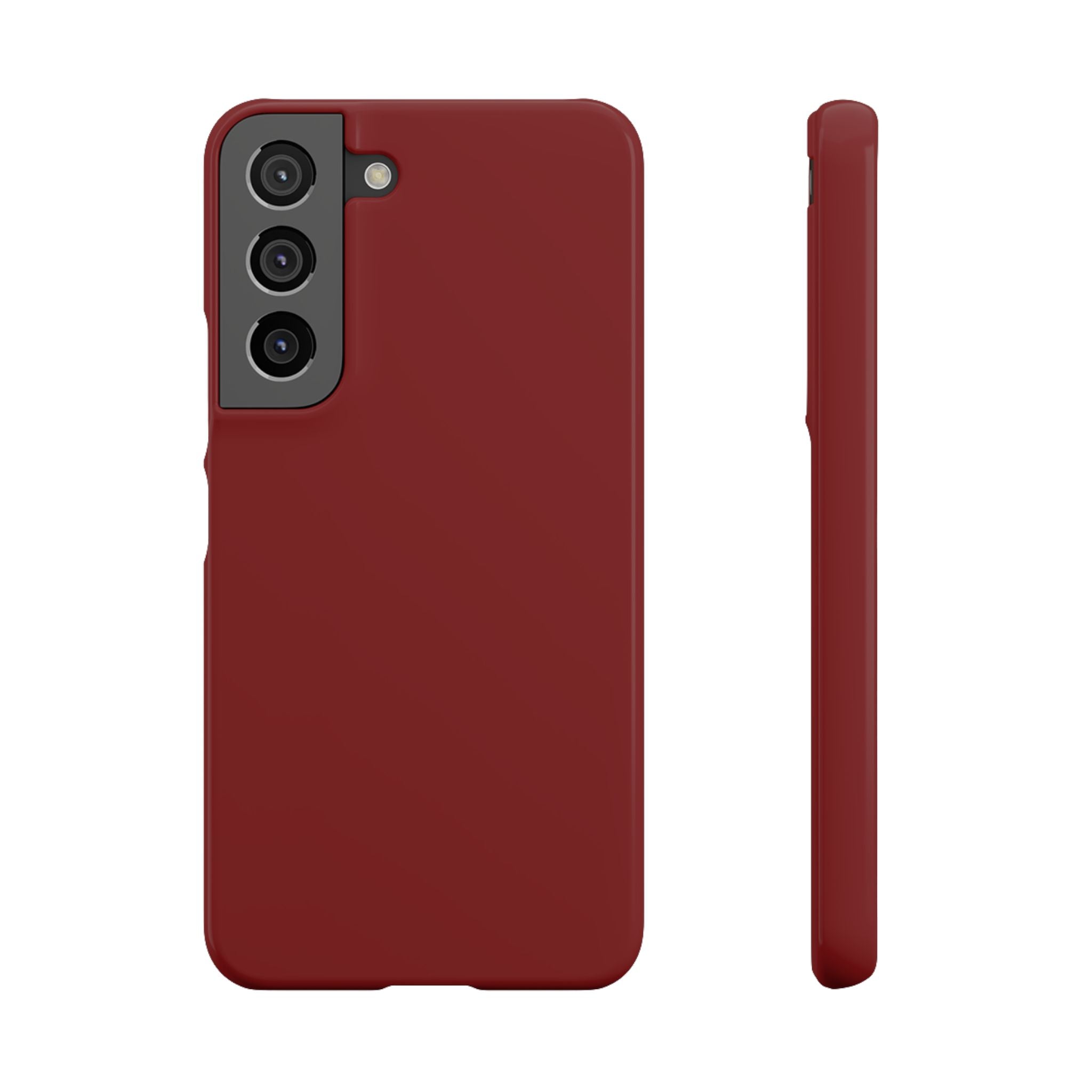 Dark Red Snap Phone Case