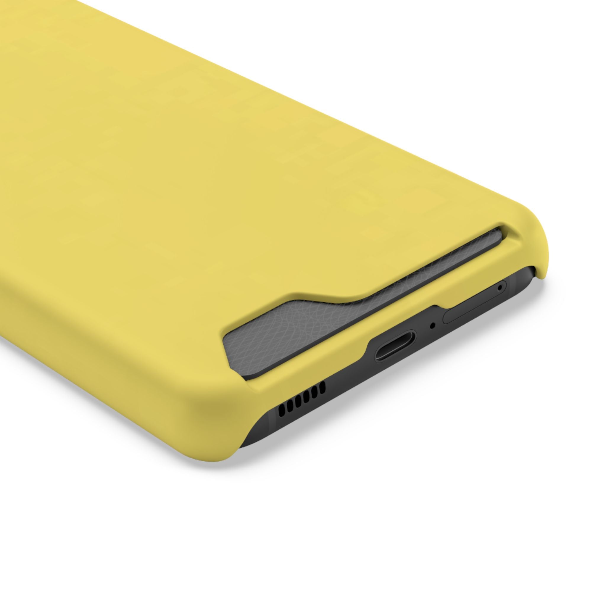 Yellow Card-Holder Phone Case